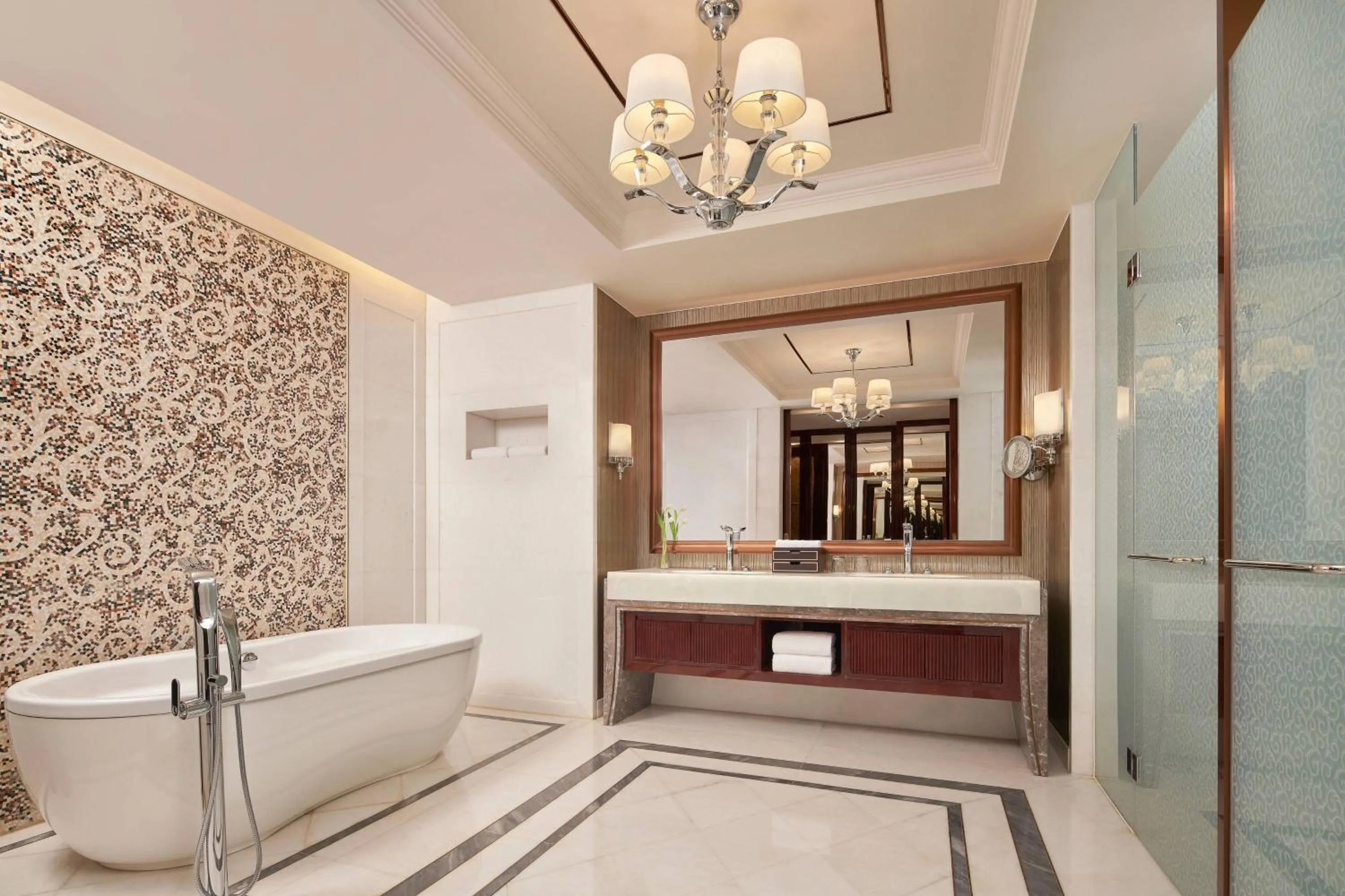 Bathroom in Yiwu Marriott Hotel