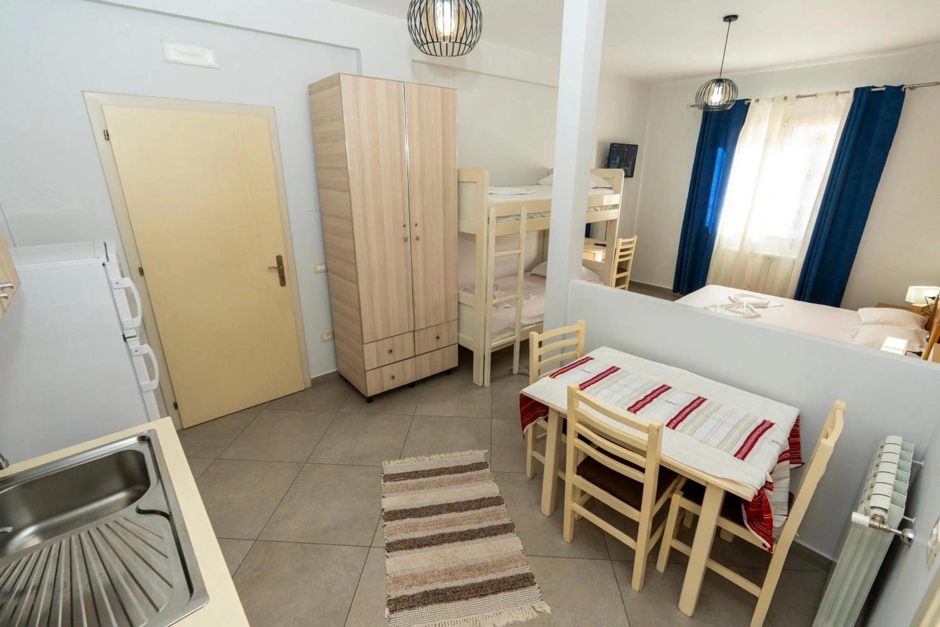 Bed in Hotel Shkodra L