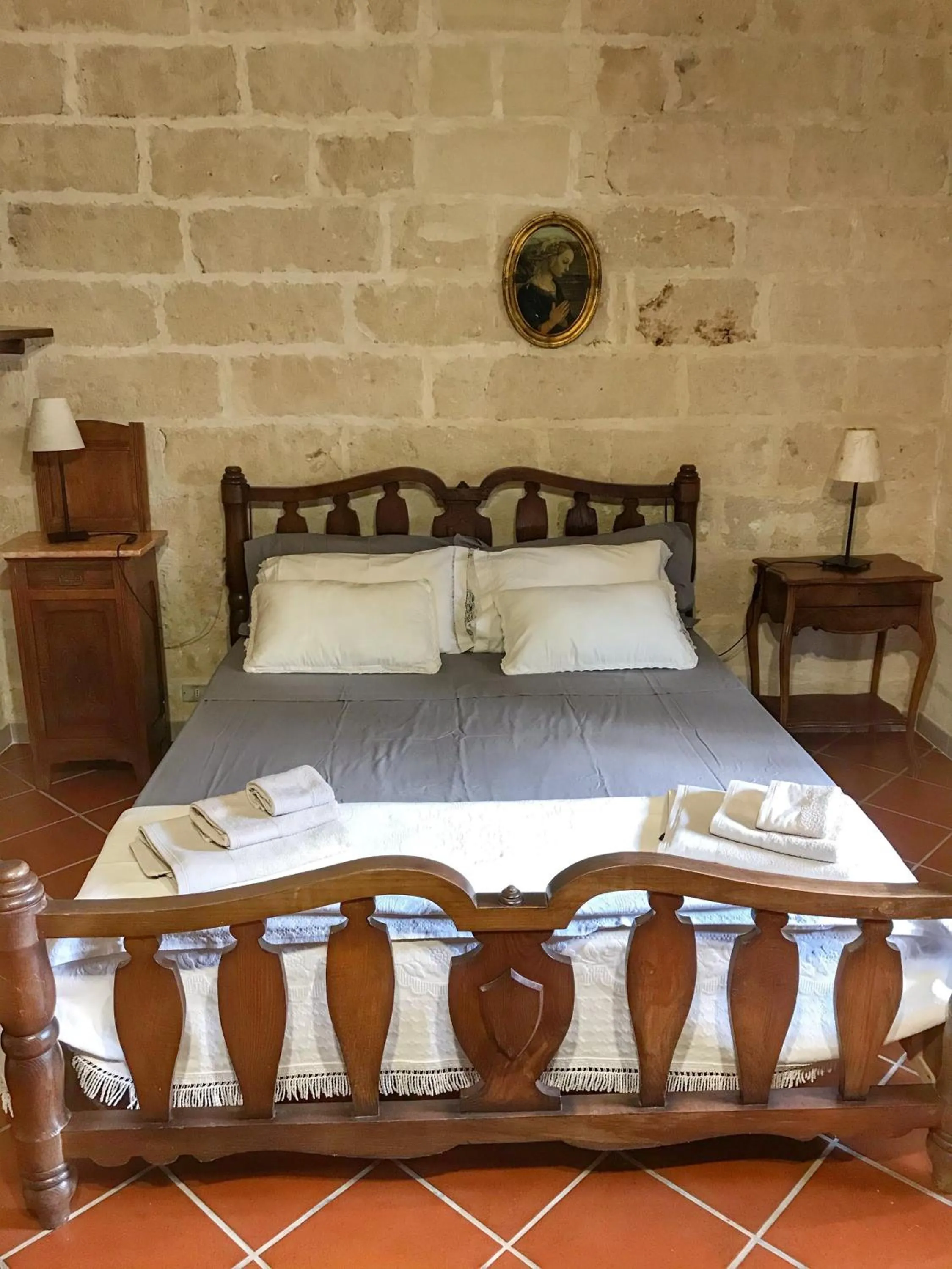 Bed in Masseria Scianne