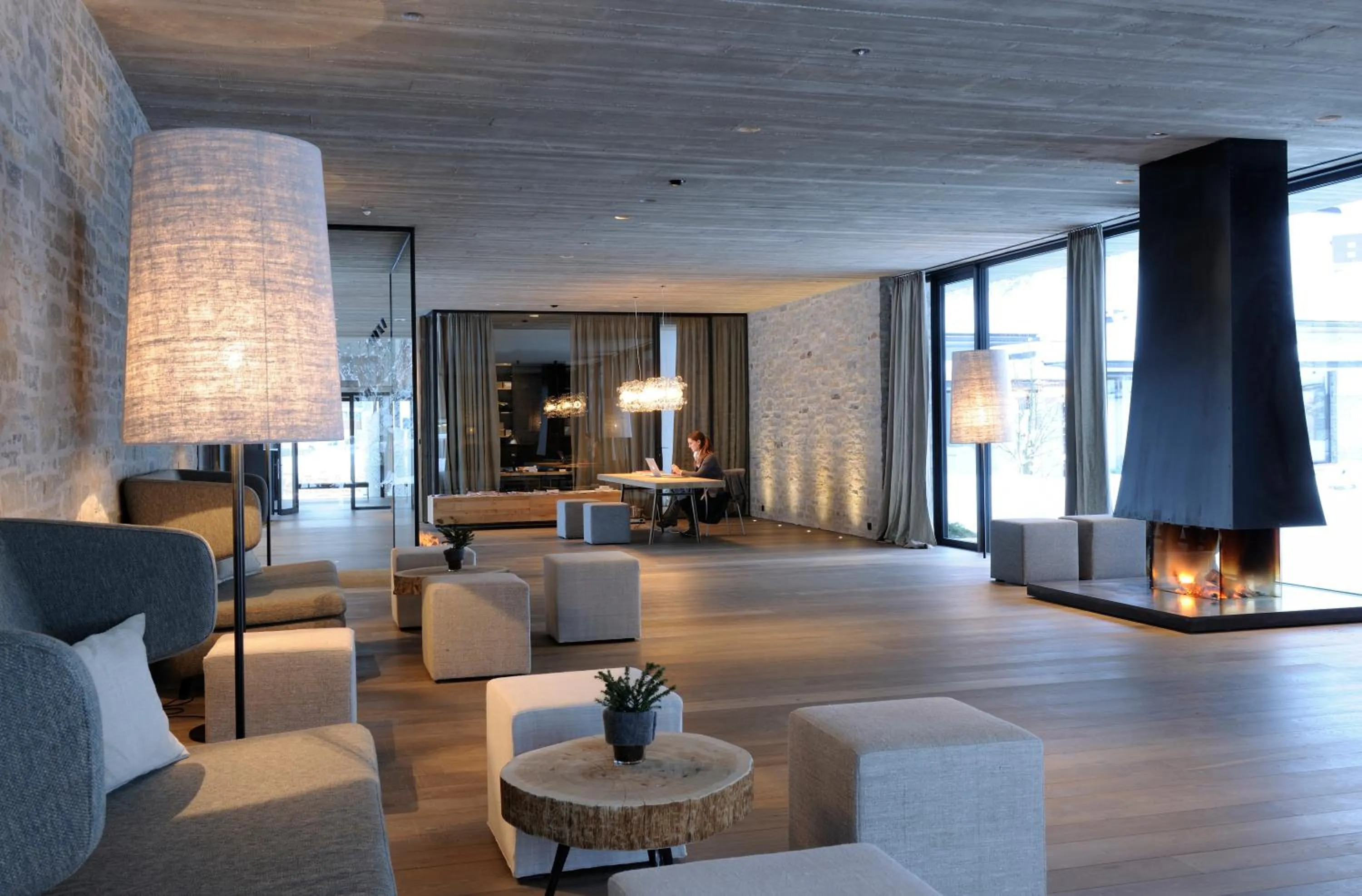 Lobby or reception in Wiesergut