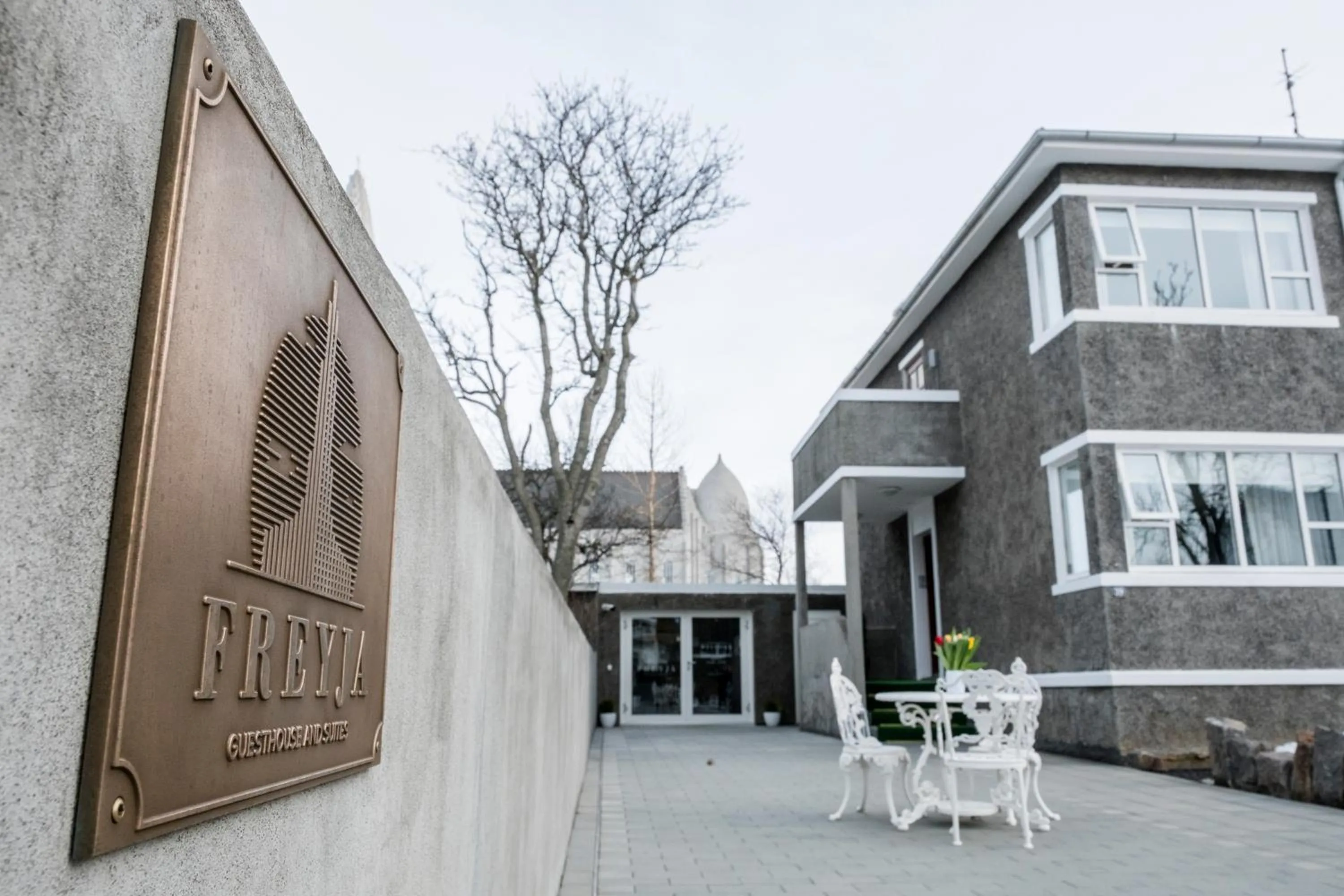 Property building in Freyja Guesthouse & Suites