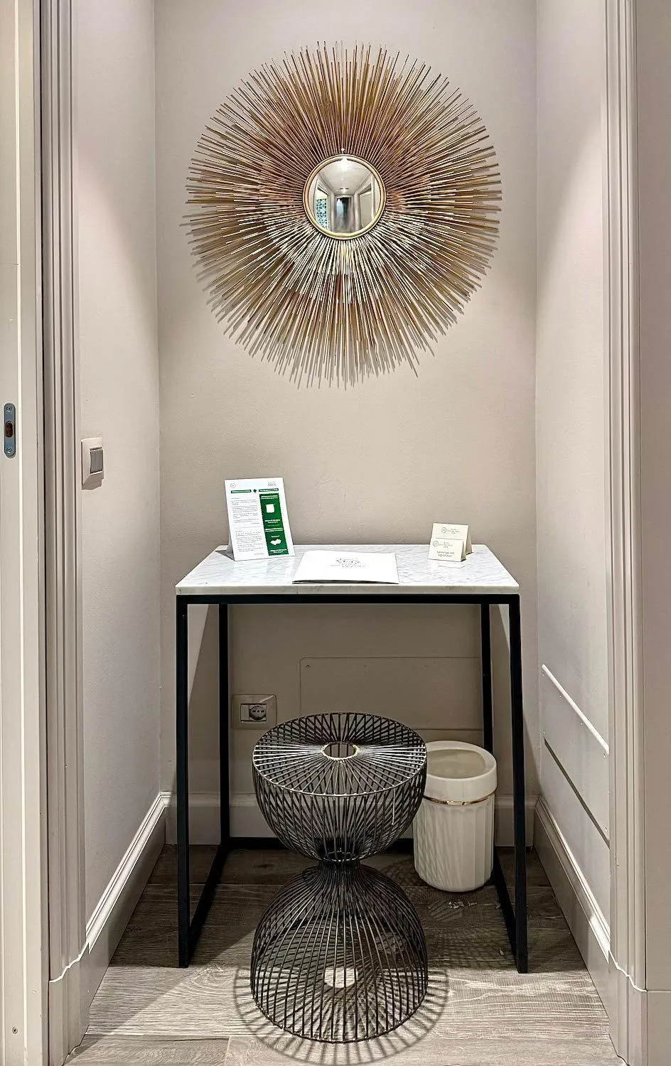 Decorative detail in Hotel San Michele