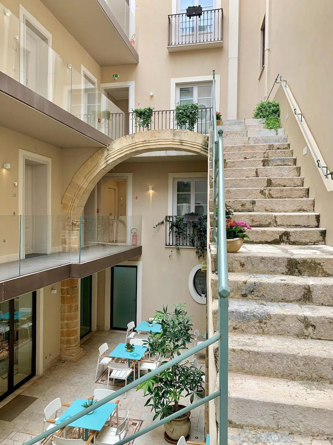 Patio in Hotel San Michele