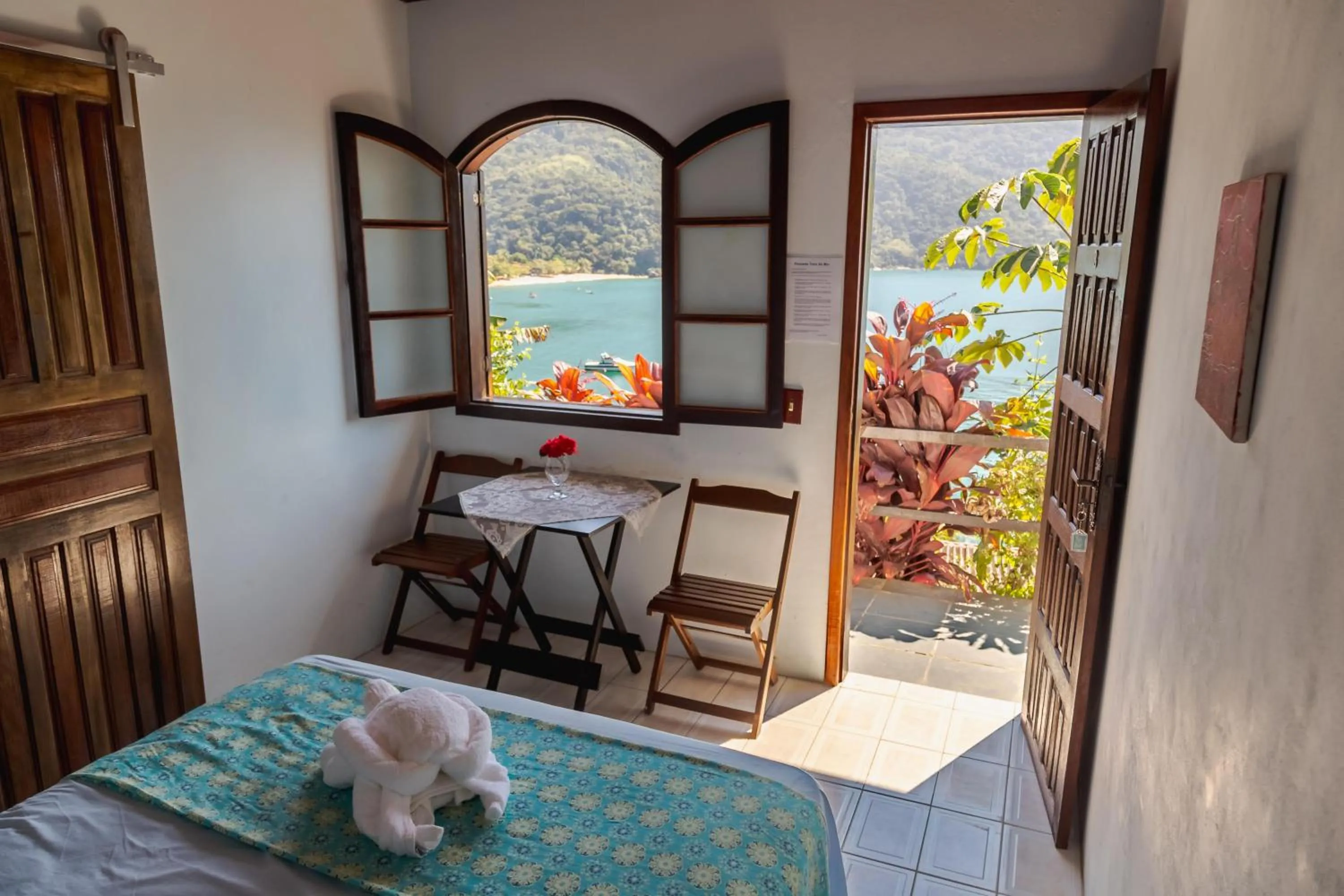 Bed in Pousada Toca do Mar