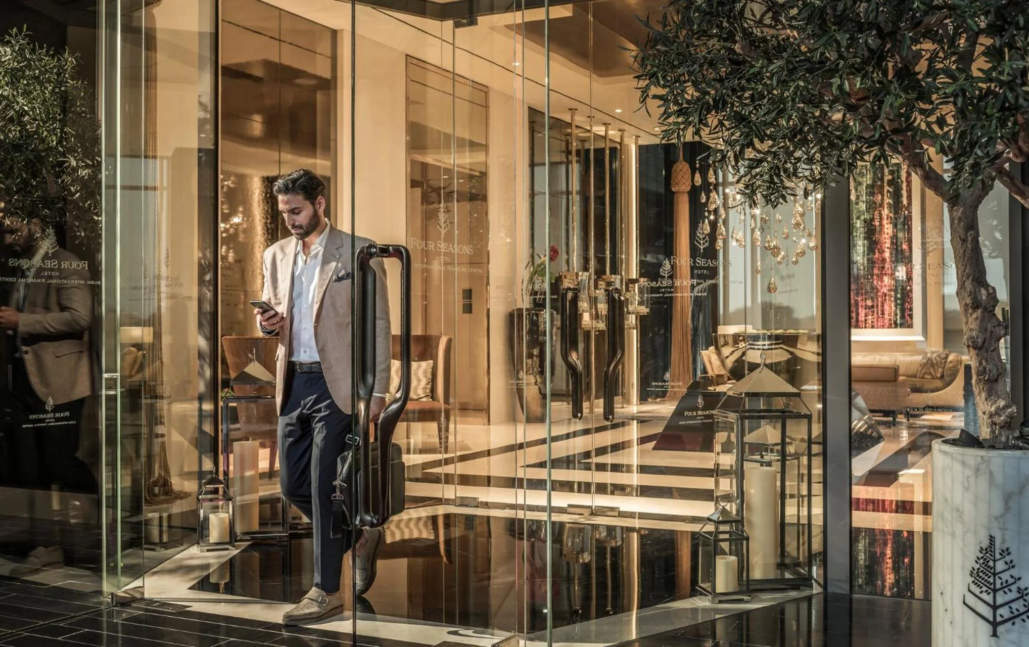 Facade/entrance in Four Seasons Hotel Dubai International Financial Centre