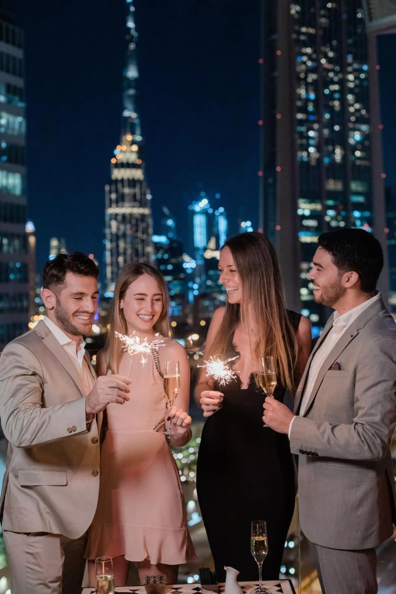 People in Four Seasons Hotel Dubai International Financial Centre