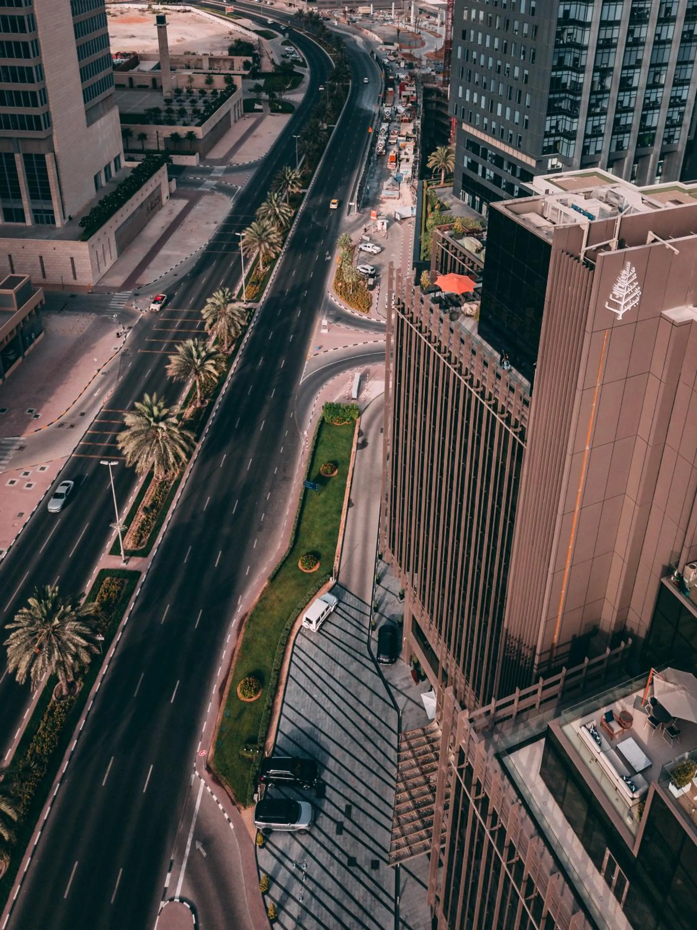 Bird's eye view in Four Seasons Hotel Dubai International Financial Centre