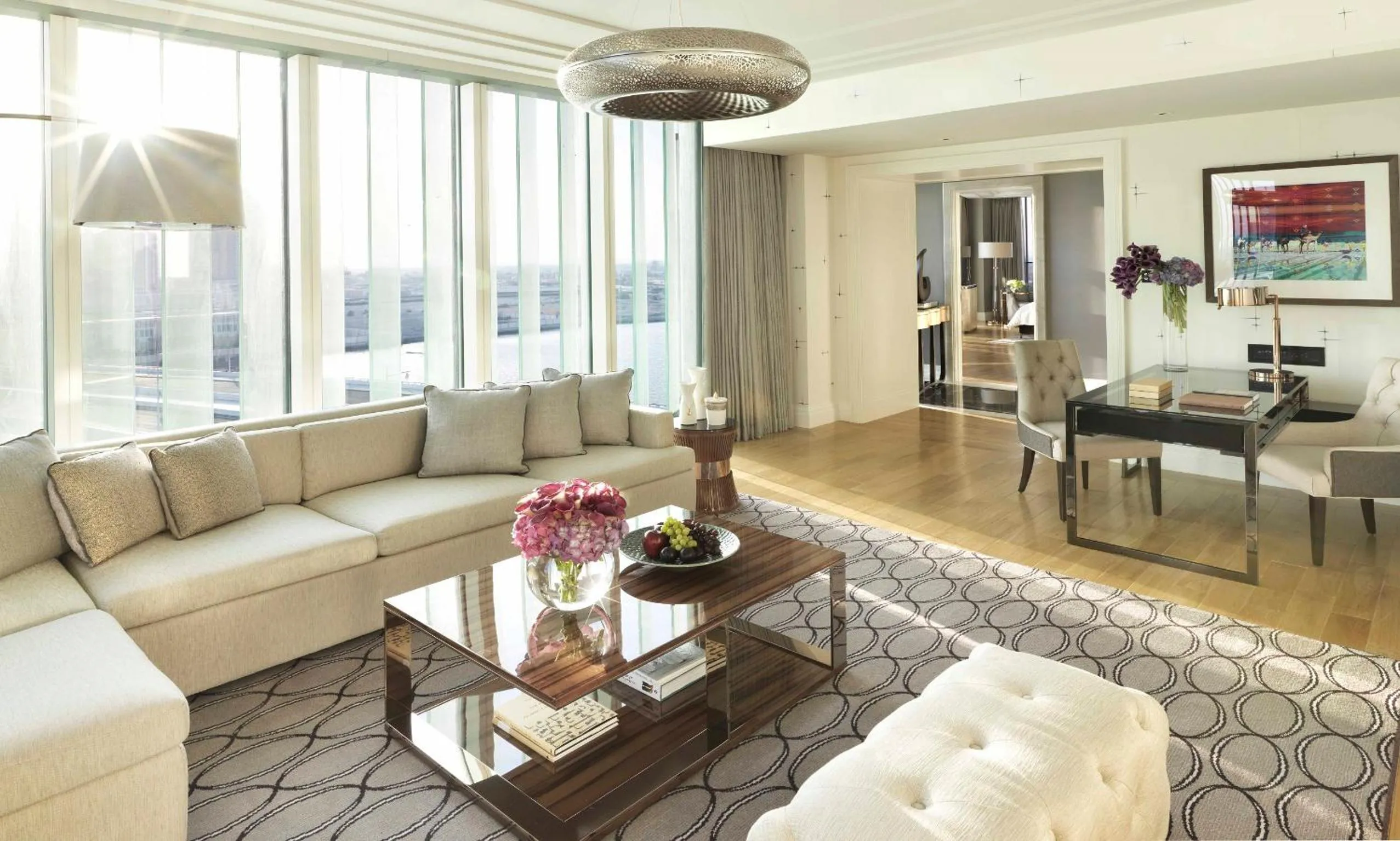 Living room in Four Seasons Hotel Abu Dhabi at Al Maryah Island
