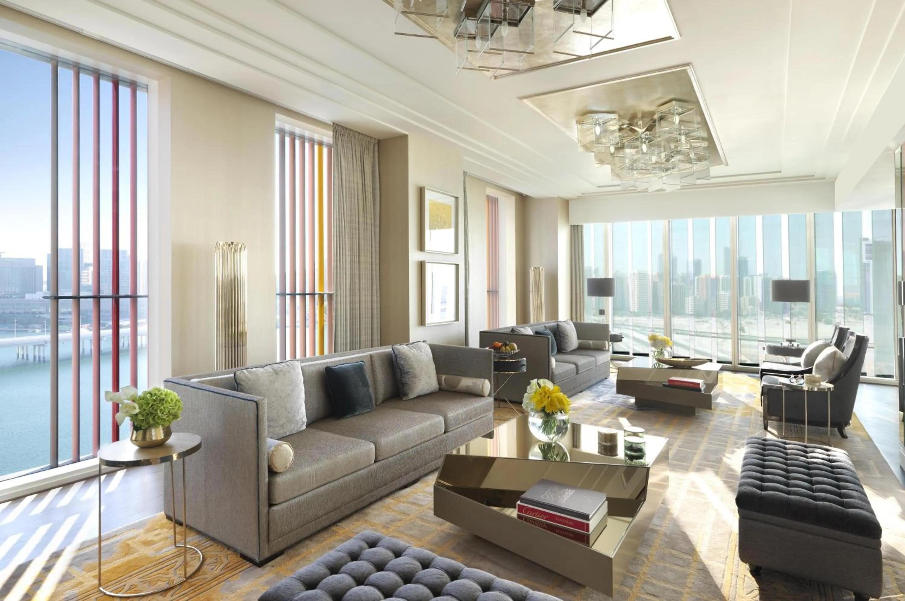 Living room in Four Seasons Hotel Abu Dhabi at Al Maryah Island