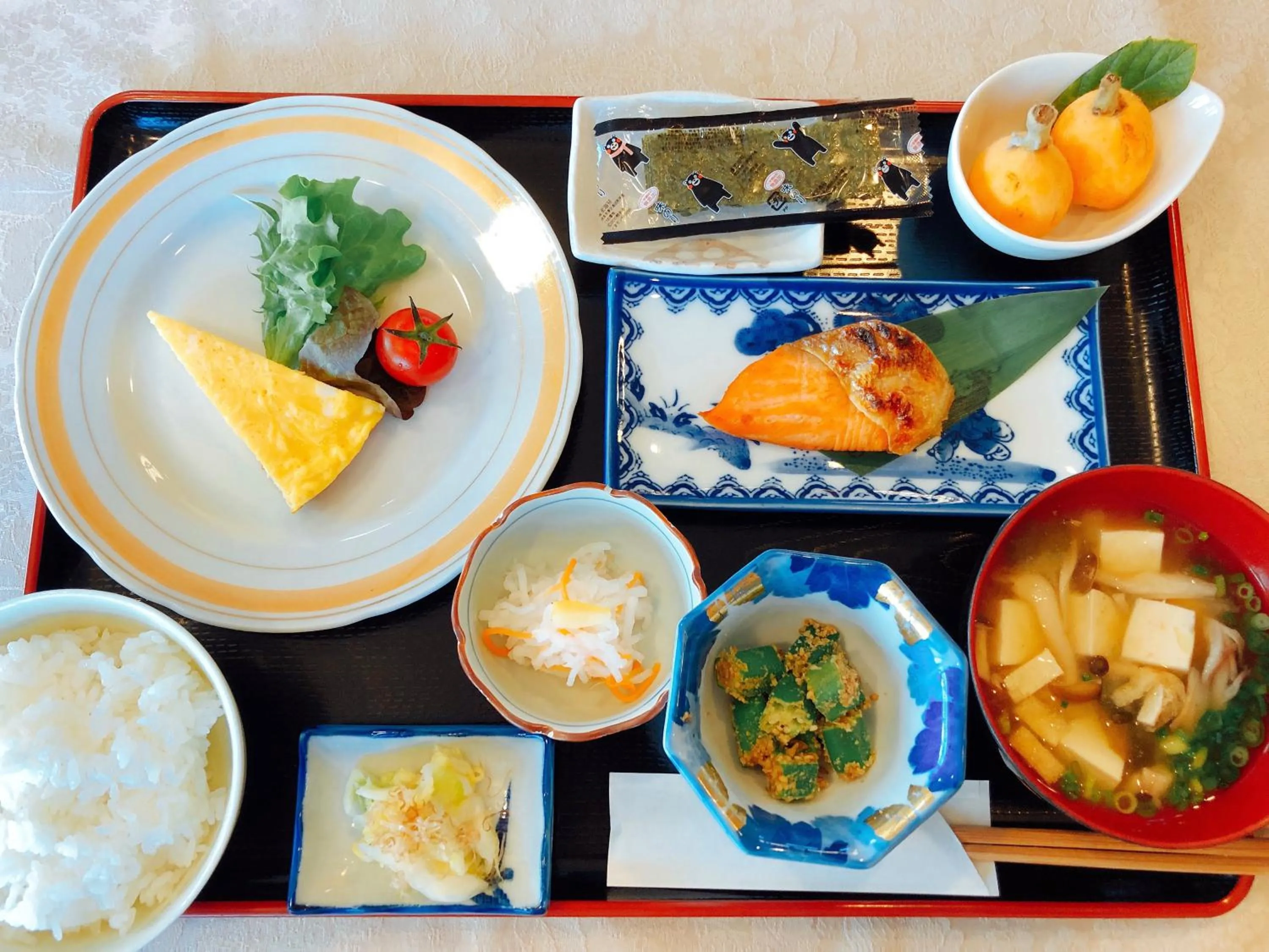 Breakfast in Tamaki Ryokan