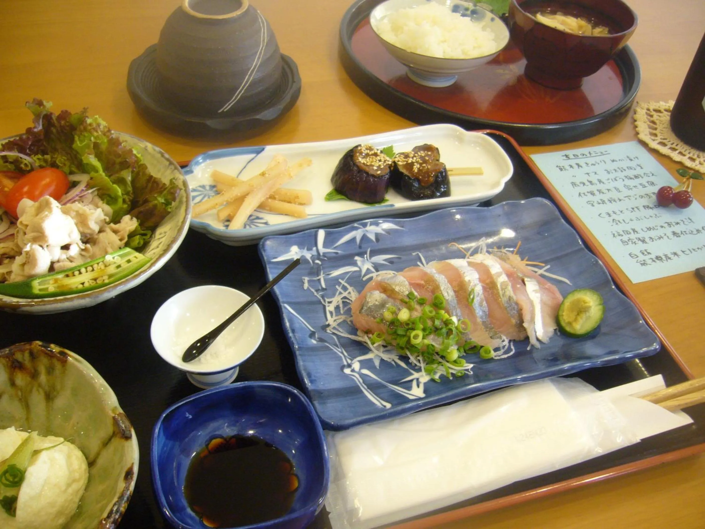 Food in Tamaki Ryokan