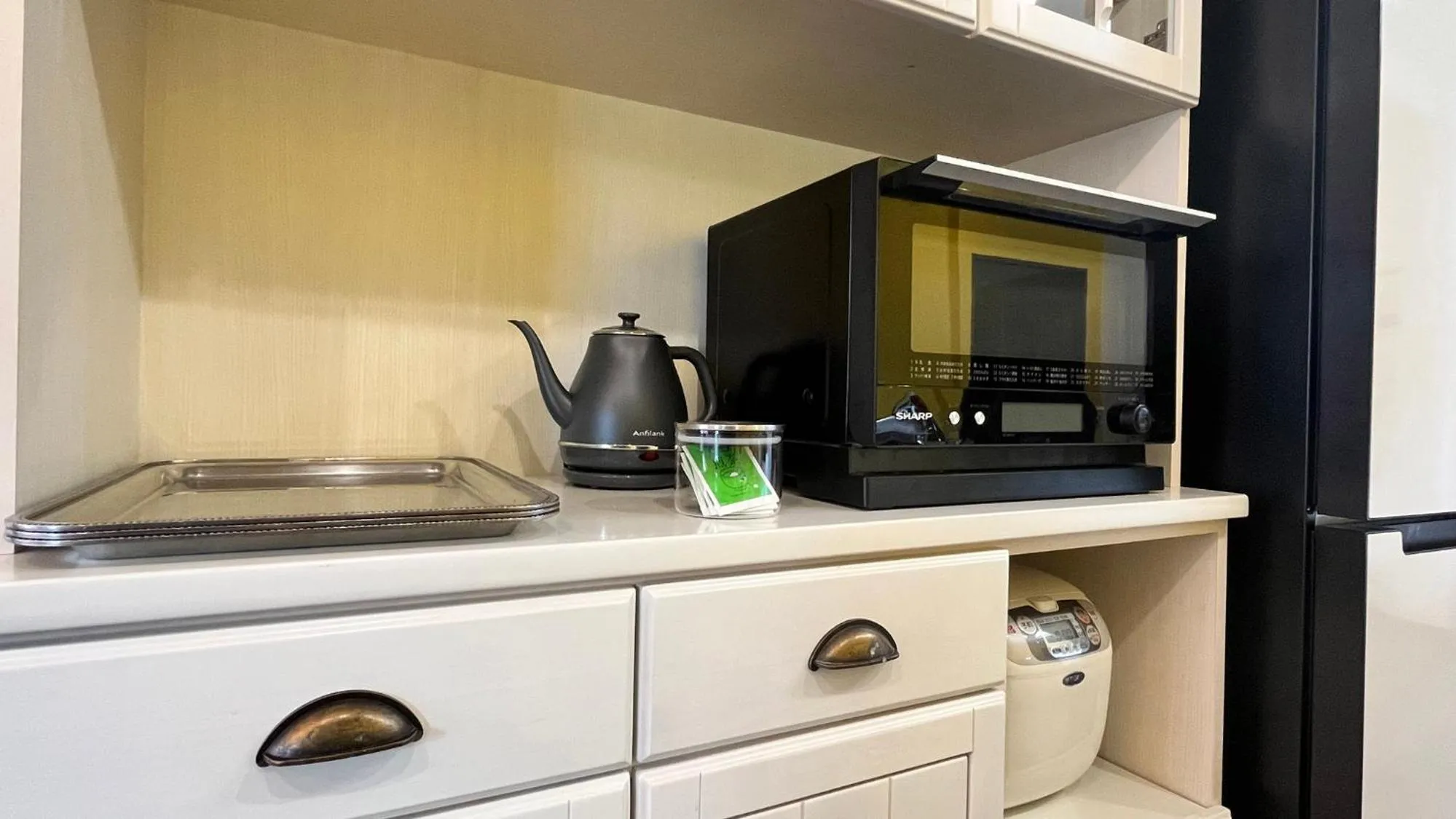 kitchen in Tamaki Ryokan