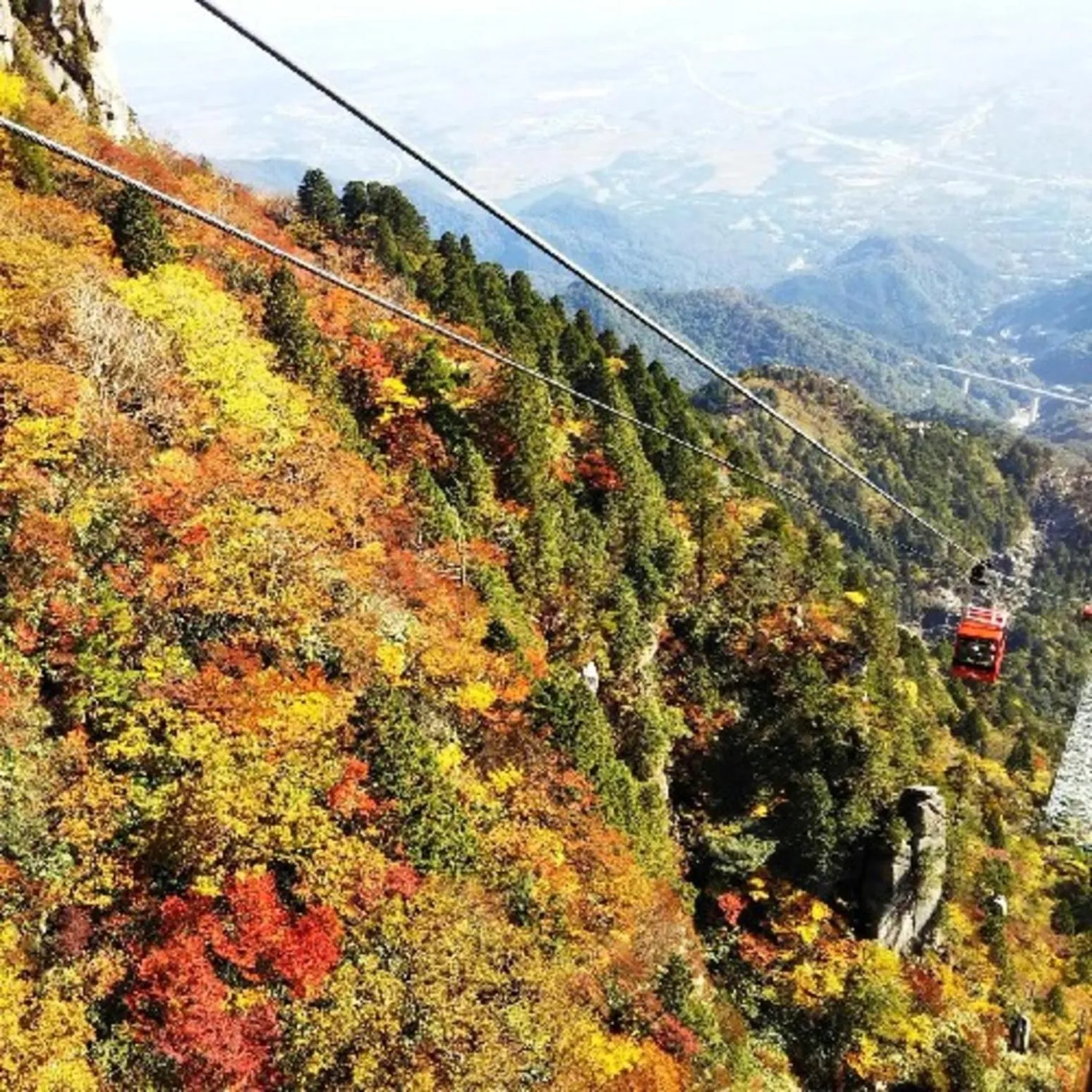 Mountain view in Hotel Yunomoto