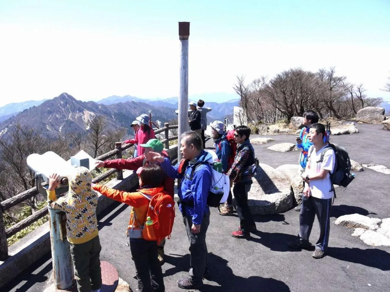 Mountain view in Hotel Yunomoto