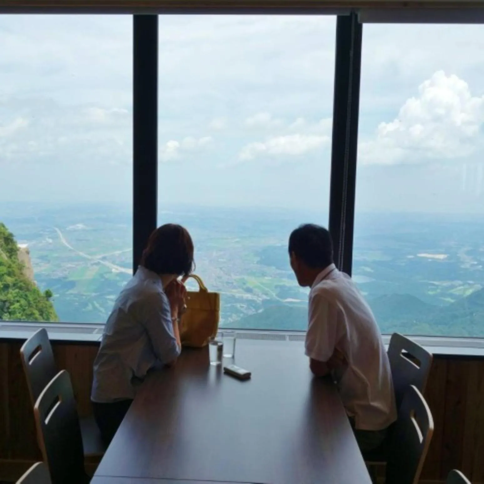 Mountain view in Hotel Yunomoto