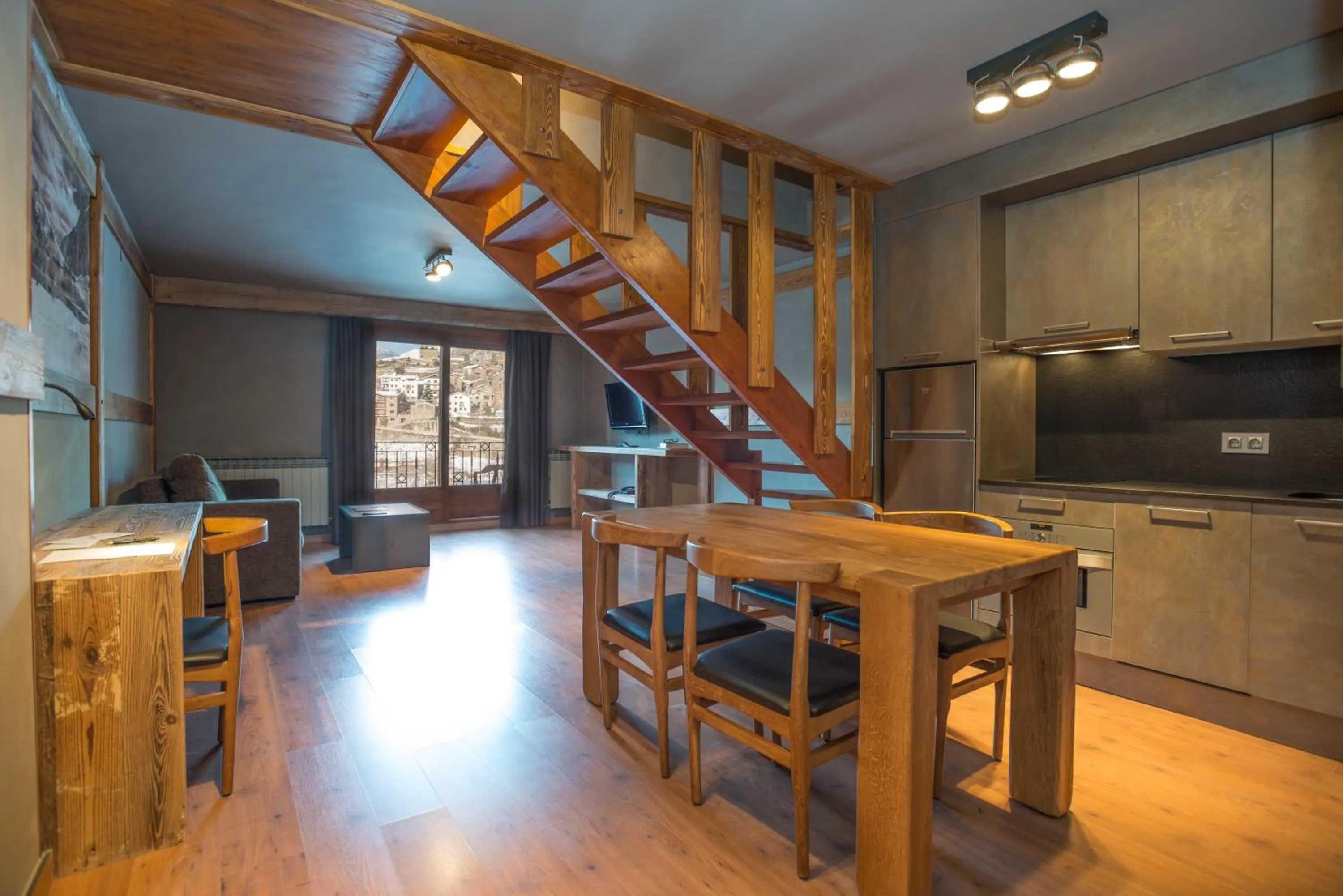 Kitchen or kitchenette in Hotel AnyosPark Mountain & Wellness Resort