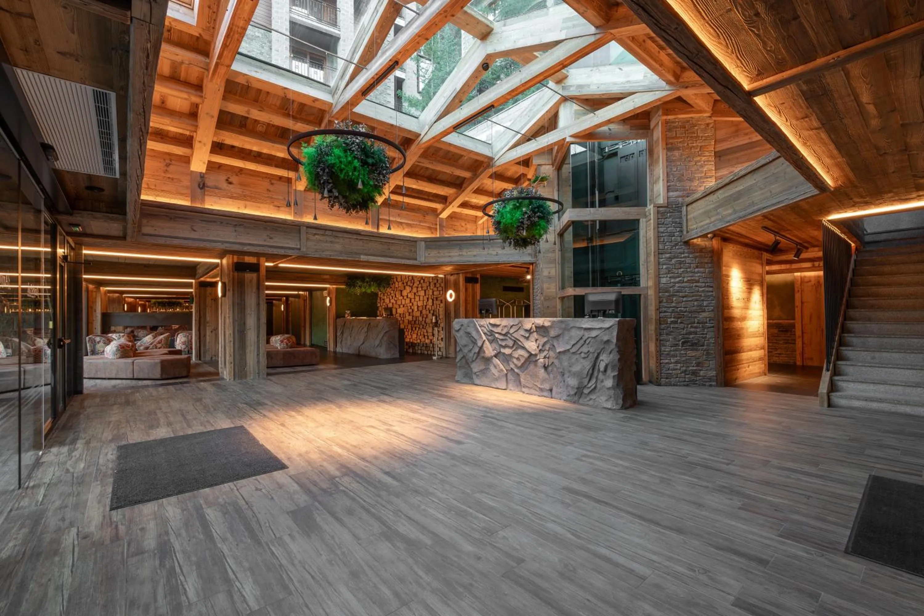 Lobby or reception in Hotel AnyosPark Mountain & Wellness Resort