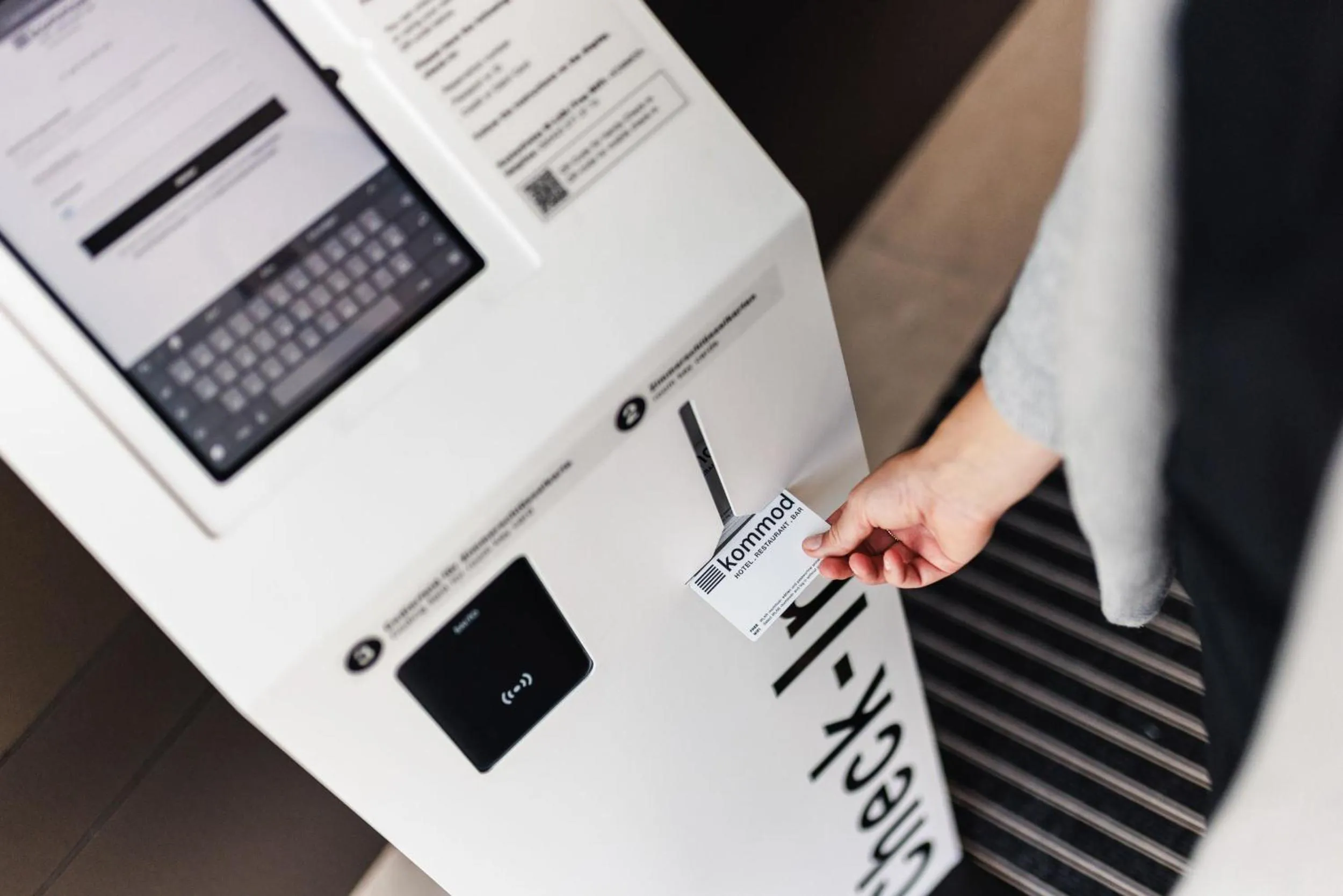 Lobby or reception in Hotel kommod