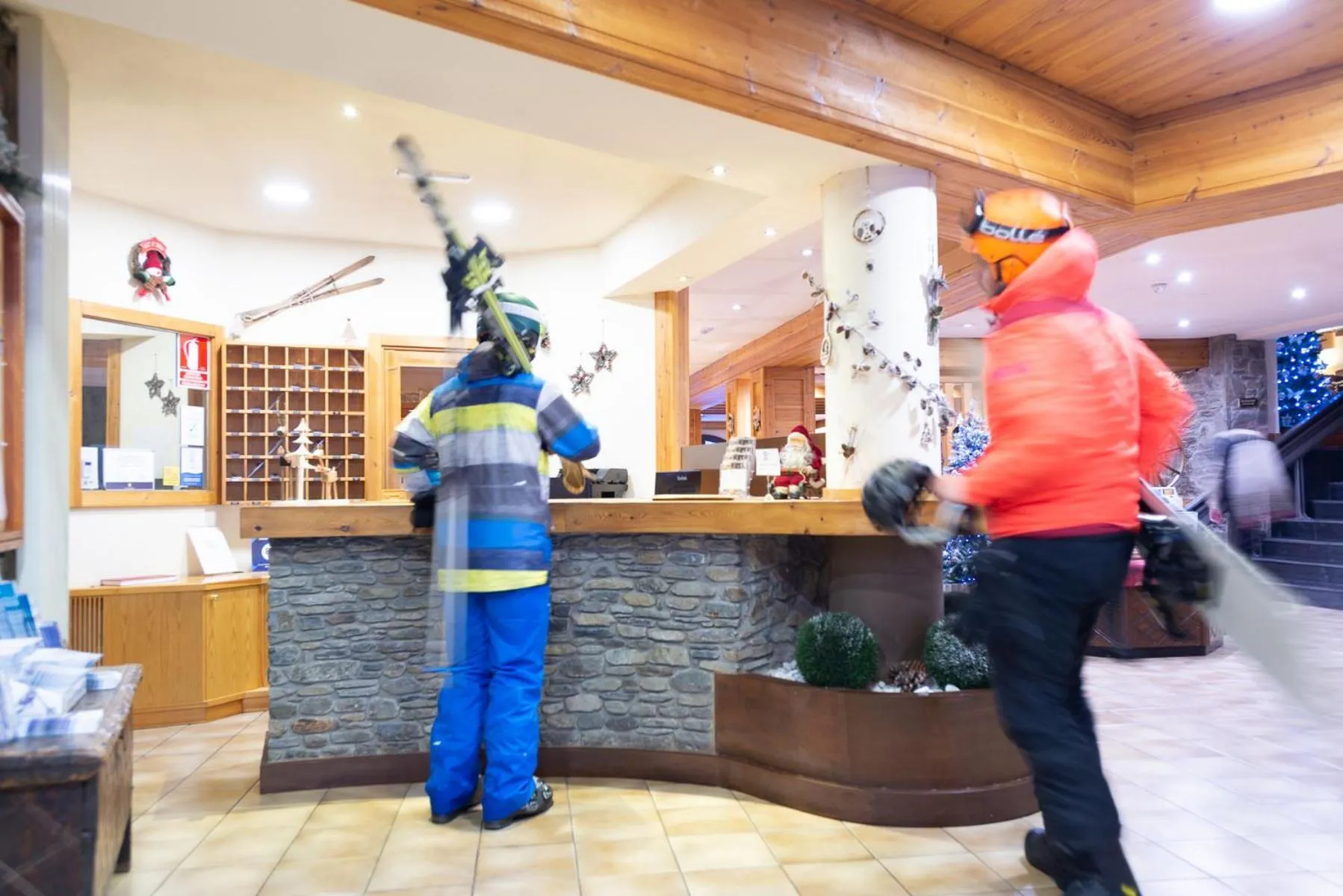 Skiing in Hotel Bonavida