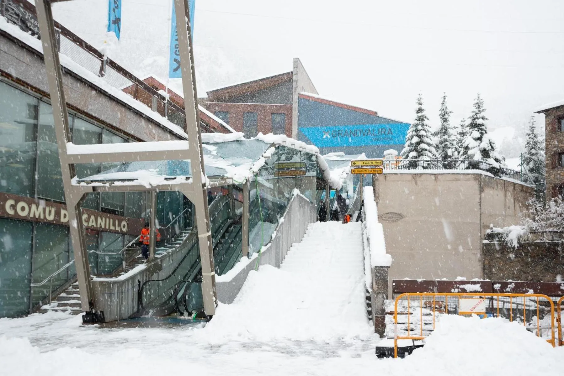 Skiing in Hotel Bonavida