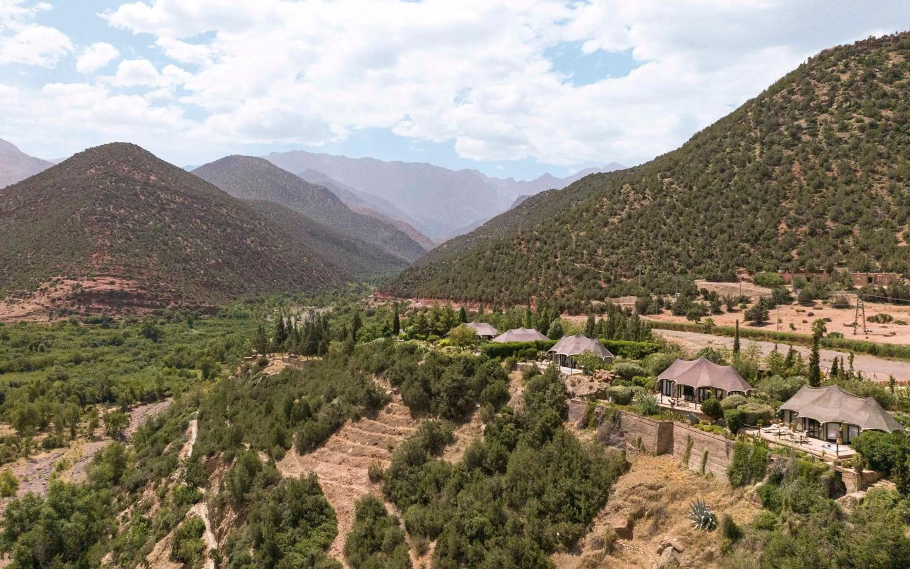 Natural landscape in Kasbah Tamadot - Sir Richard Branson's Moroccan Retreat