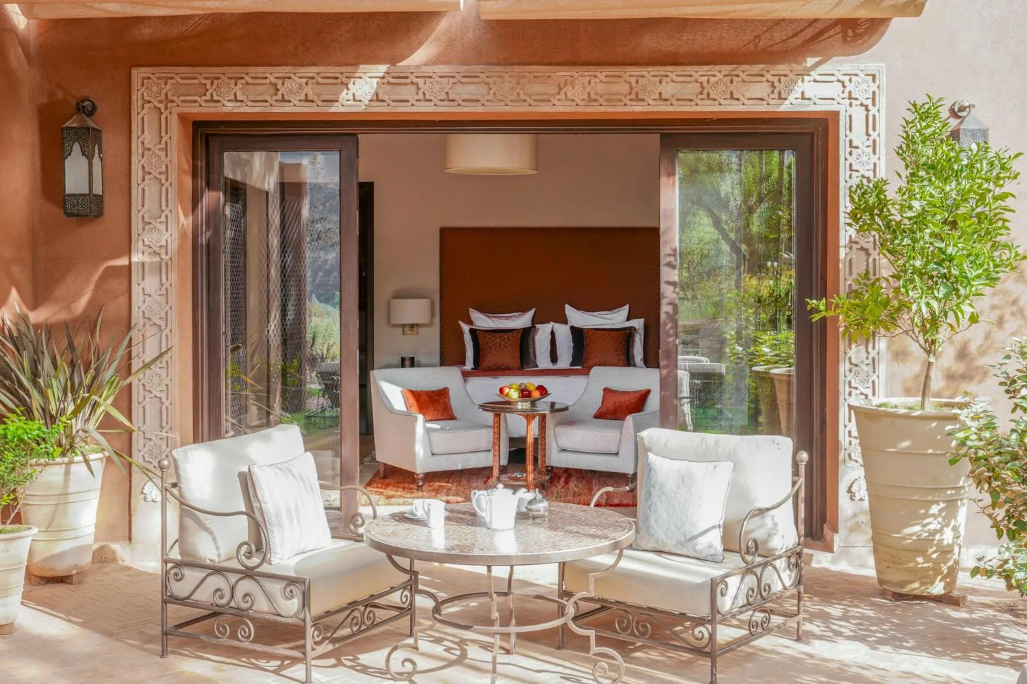 Bed in Kasbah Tamadot - Sir Richard Branson's Moroccan Retreat