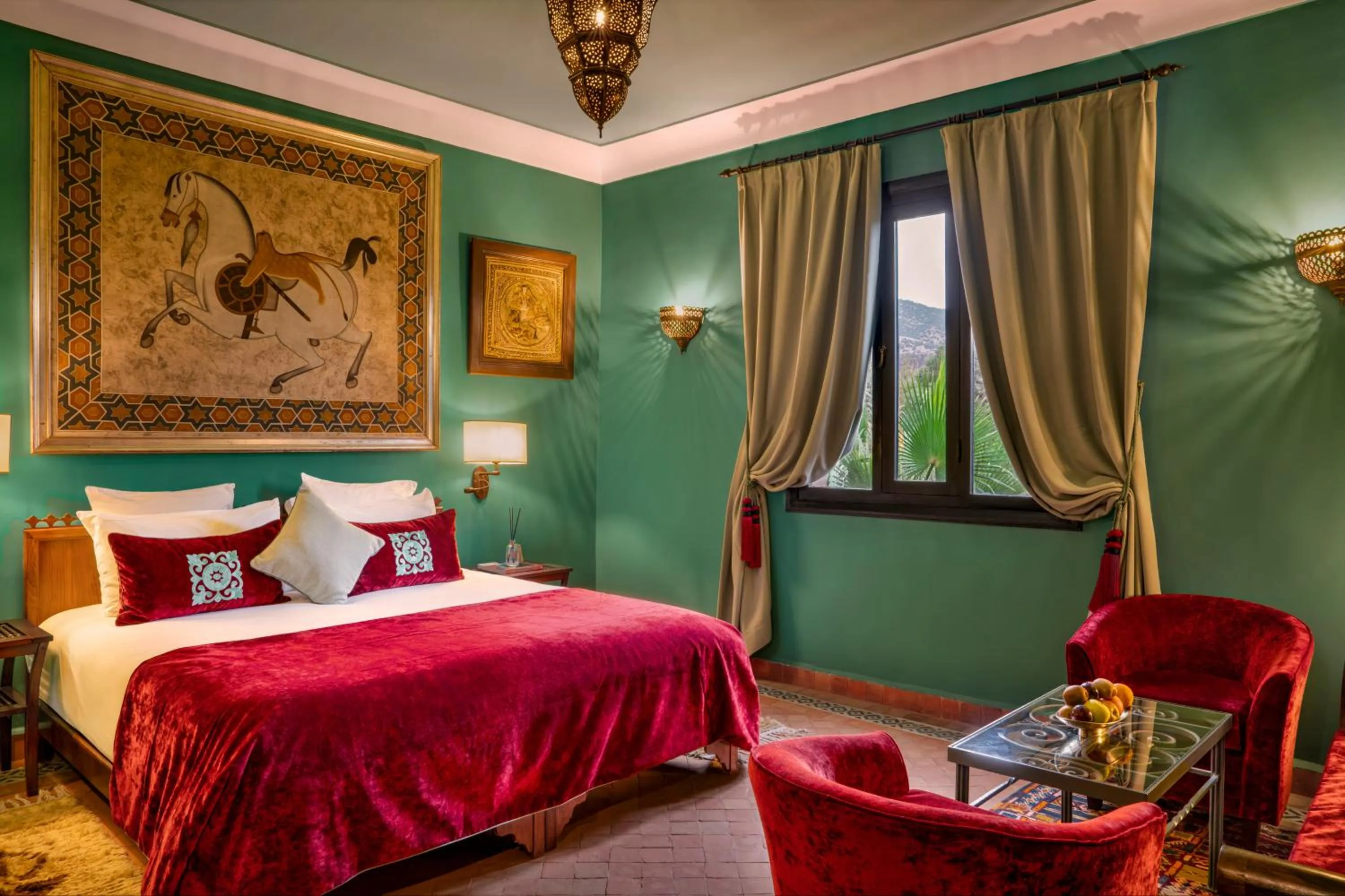 Bed in Kasbah Tamadot - Sir Richard Branson's Moroccan Retreat
