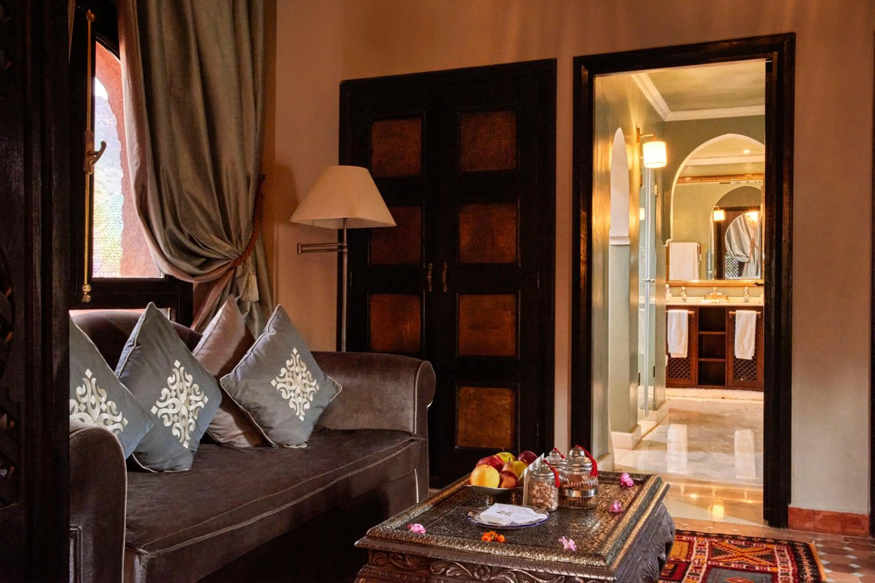 Bathroom in Kasbah Tamadot - Sir Richard Branson's Moroccan Retreat