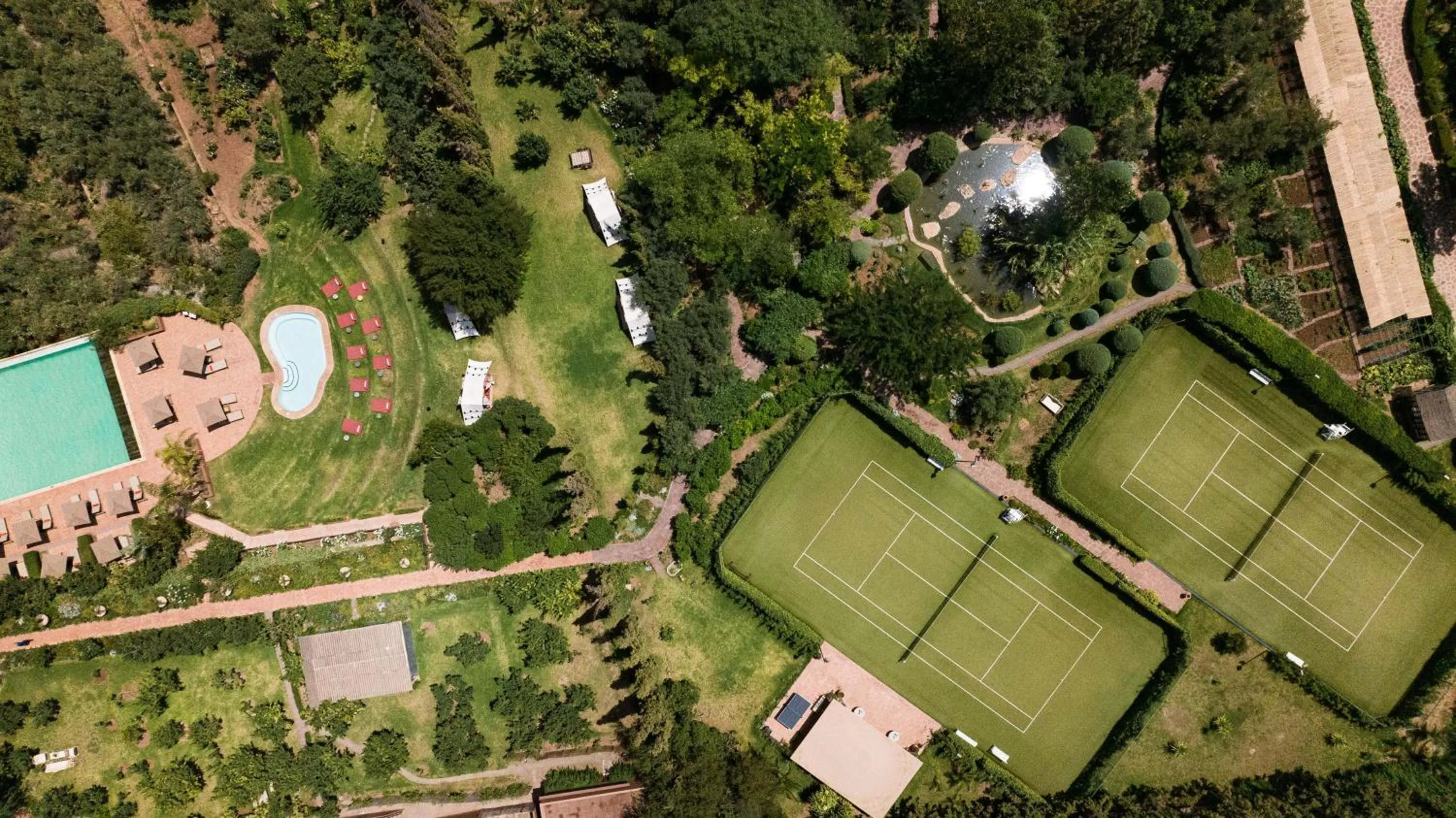 Bird's eye view in Kasbah Tamadot - Sir Richard Branson's Moroccan Retreat