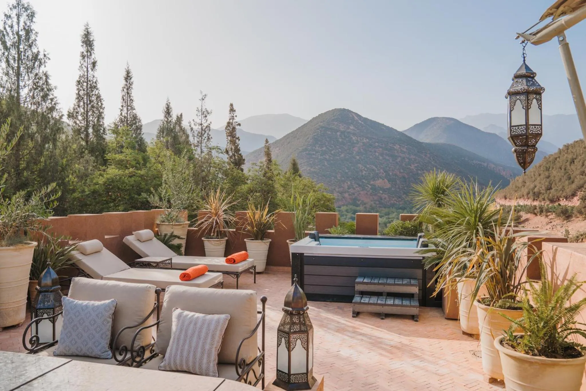 Hot Tub in Kasbah Tamadot - Sir Richard Branson's Moroccan Retreat