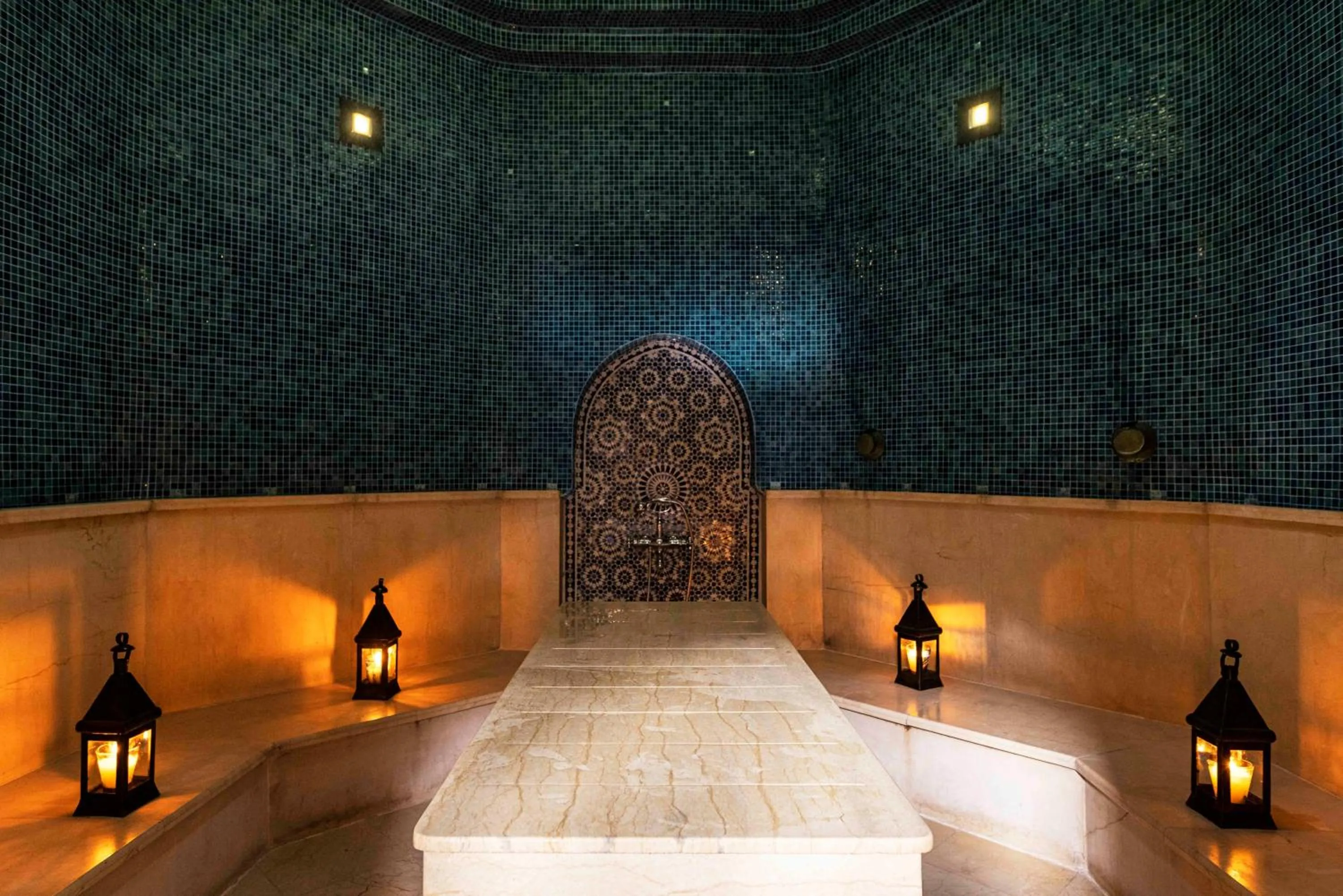 Sauna in Kasbah Tamadot - Sir Richard Branson's Moroccan Retreat