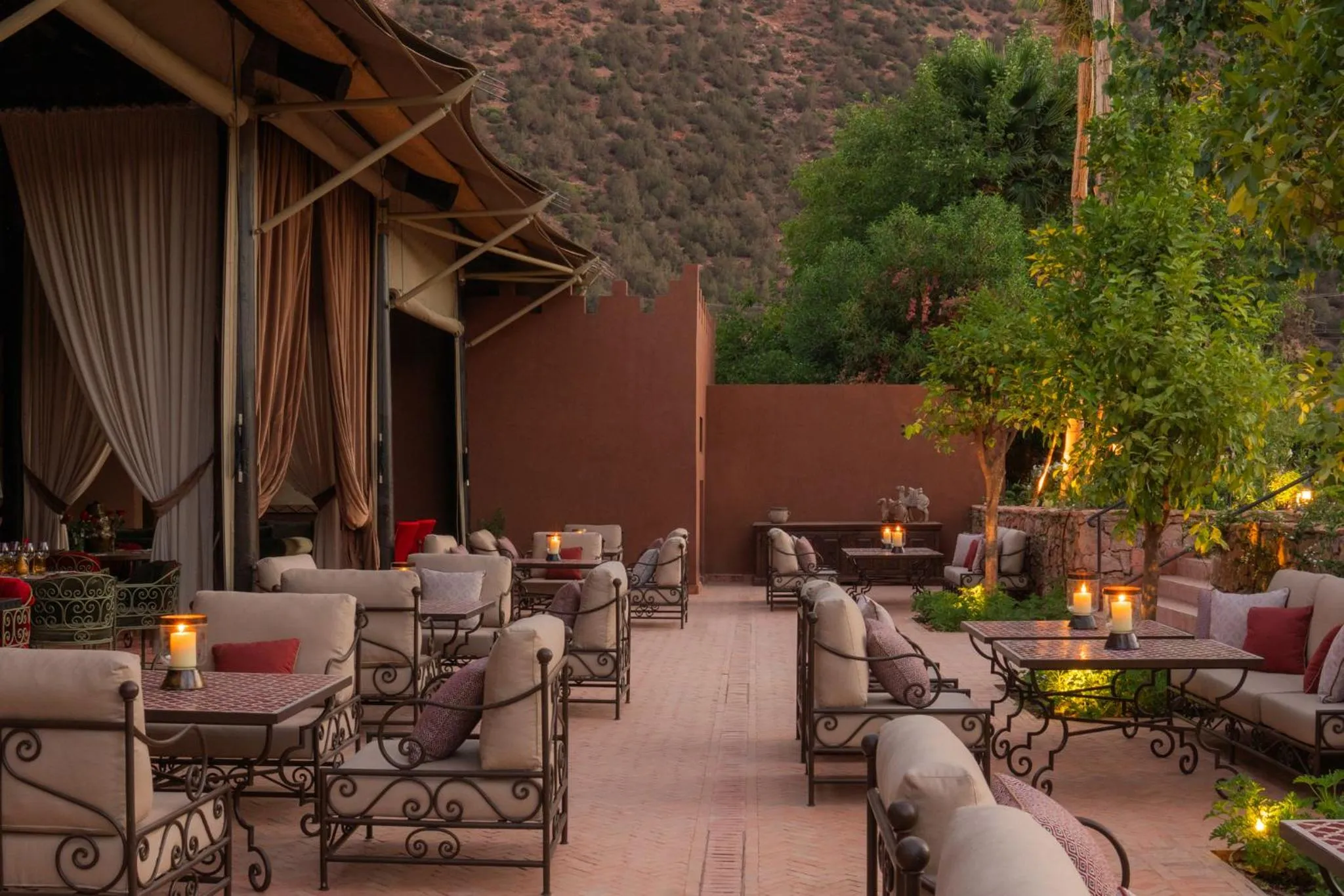 Restaurant/places to eat in Kasbah Tamadot - Sir Richard Branson's Moroccan Retreat