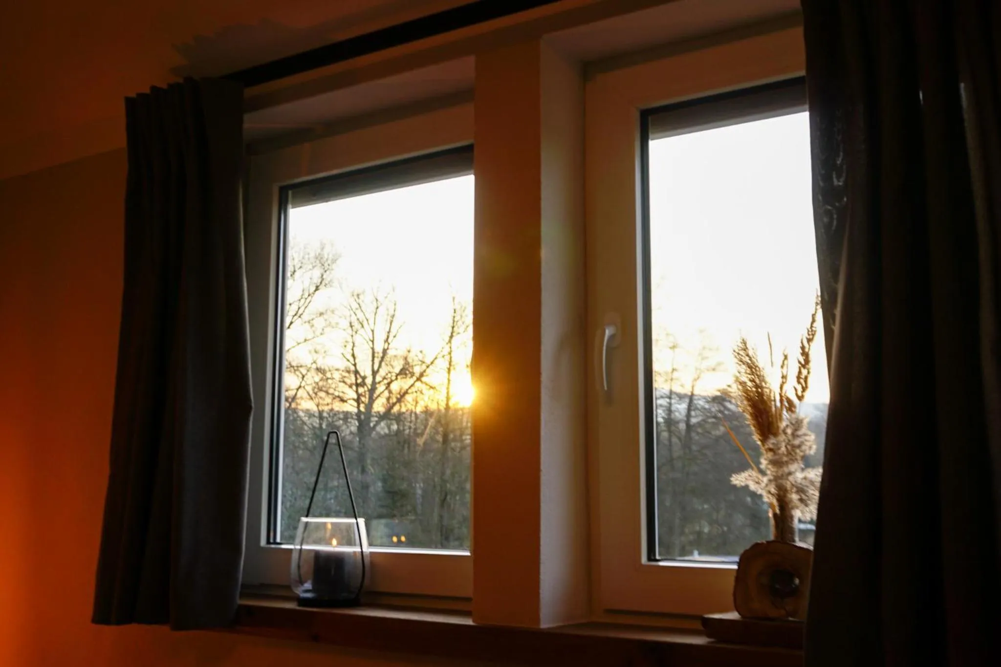 Garden view in Hofgut Langenborn Wohnen auf Zeit möblierte Apartments Aschaffenburg Alzenau Frankfurt