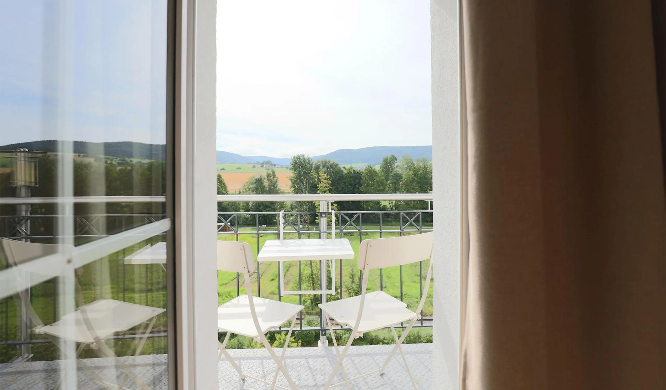 View (from property/room) in Hofgut Langenborn Wohnen auf Zeit möblierte Apartments Aschaffenburg Alzenau Frankfurt