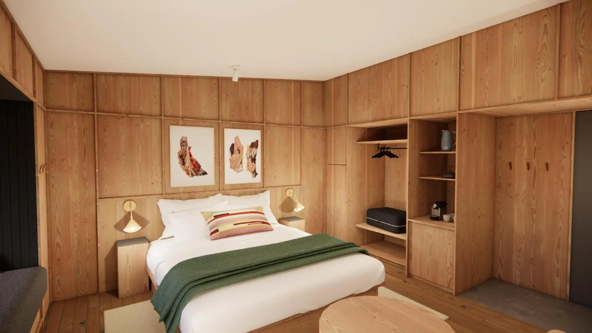 Bedroom, Bed in Beatnik Hotel