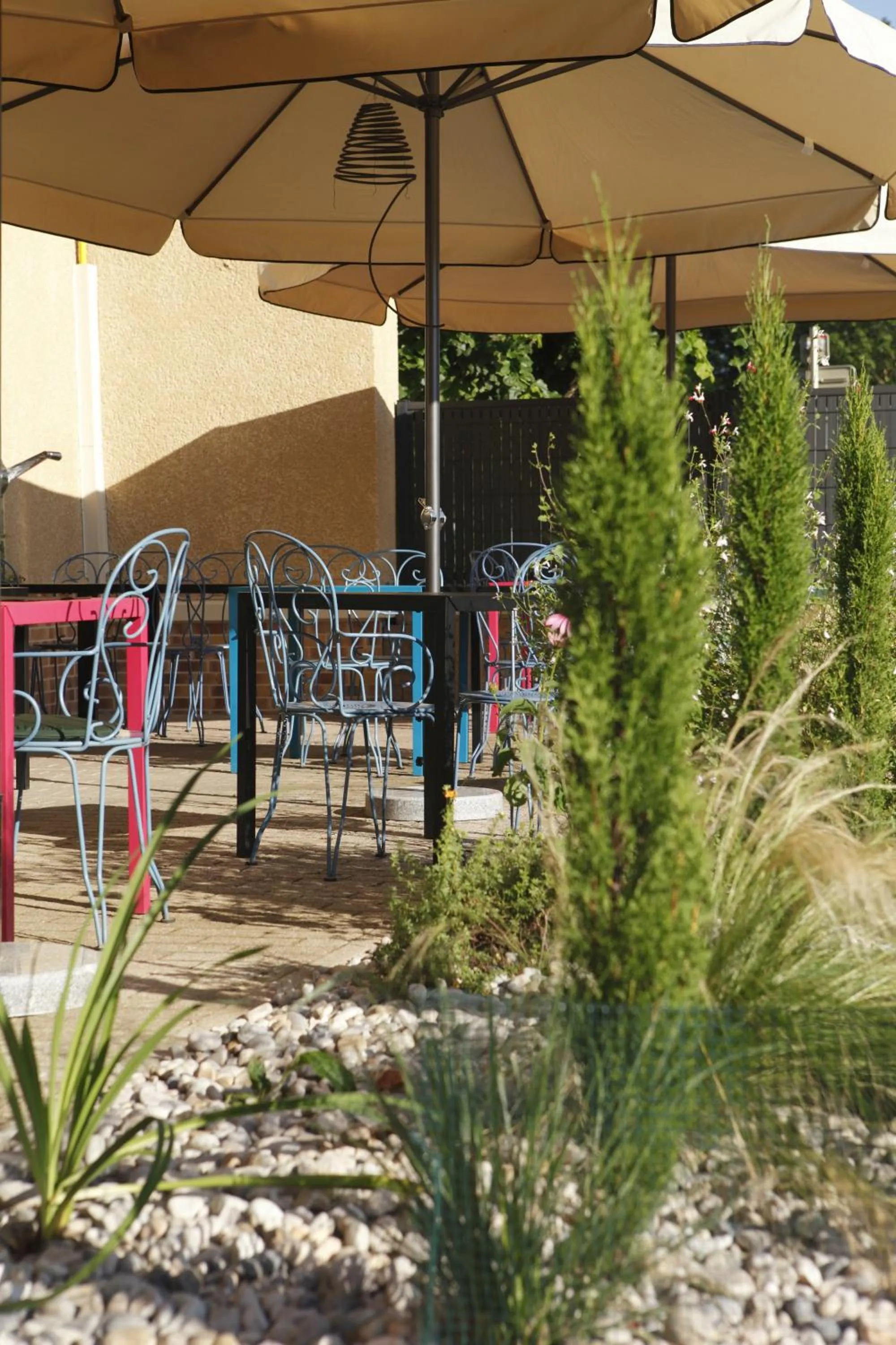 Patio in Auberge Bressane de Buellas