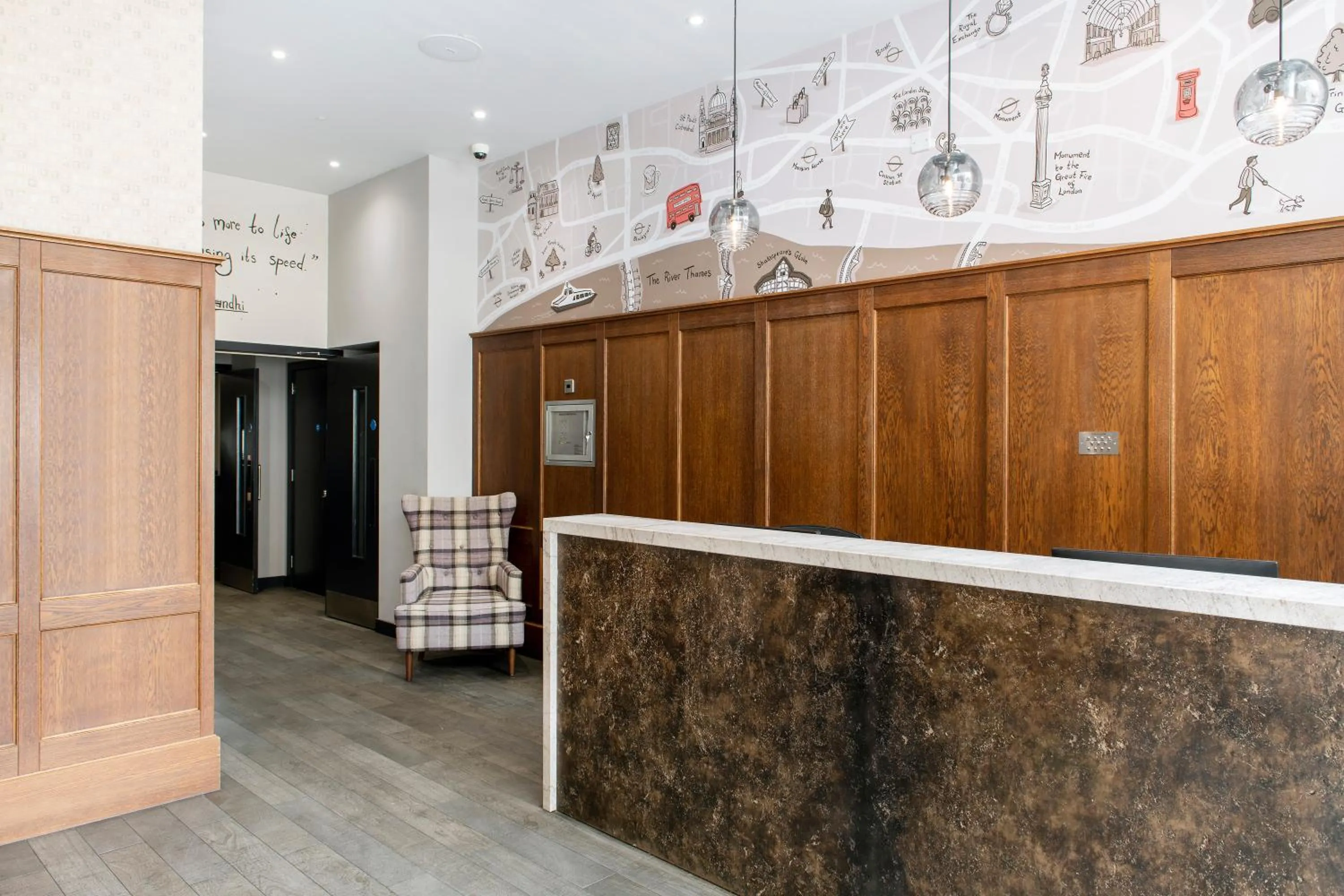 Lobby or reception in COVE Cannon Street