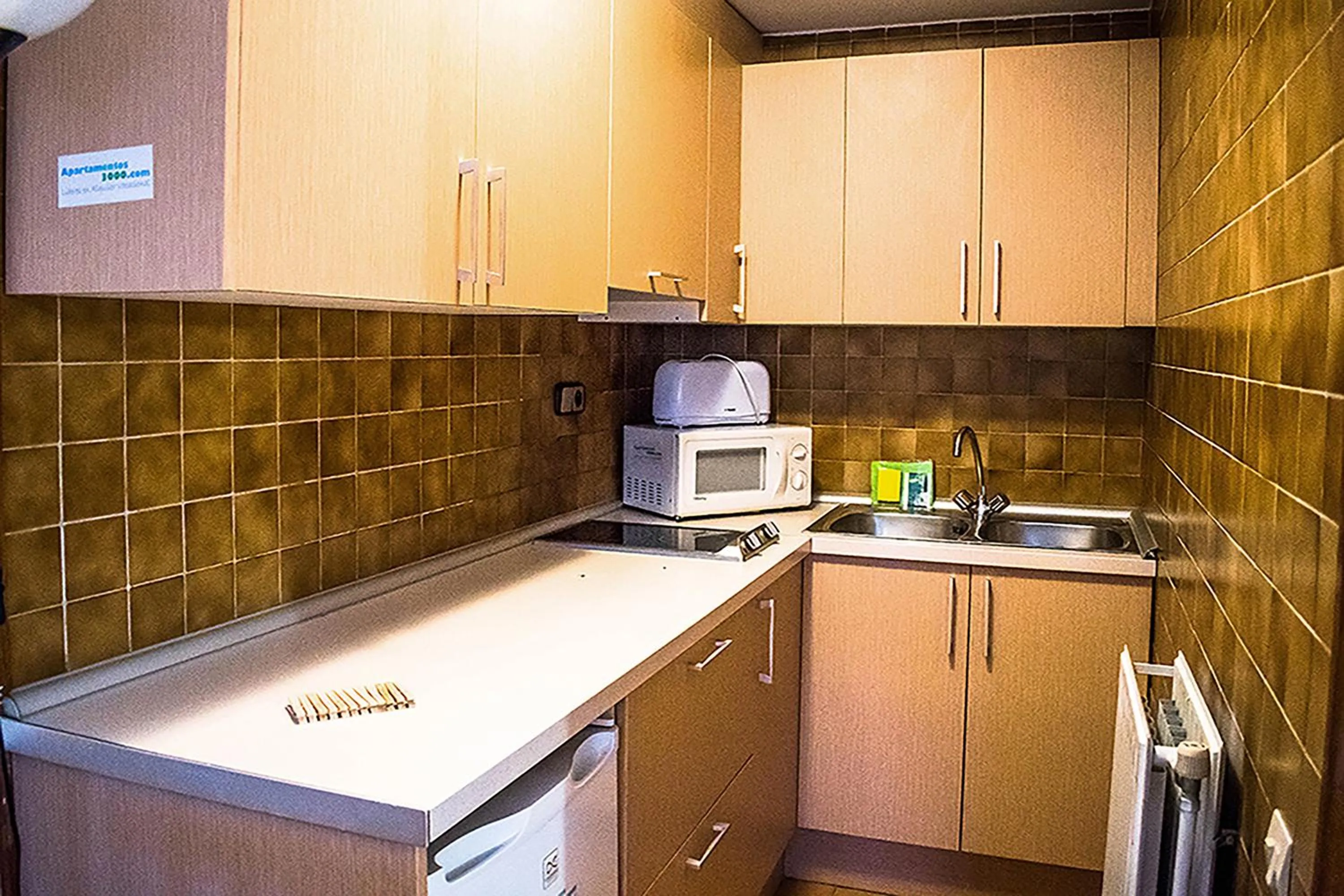 Kitchen or kitchenette in Estudis Turístics Cims Pas 3000