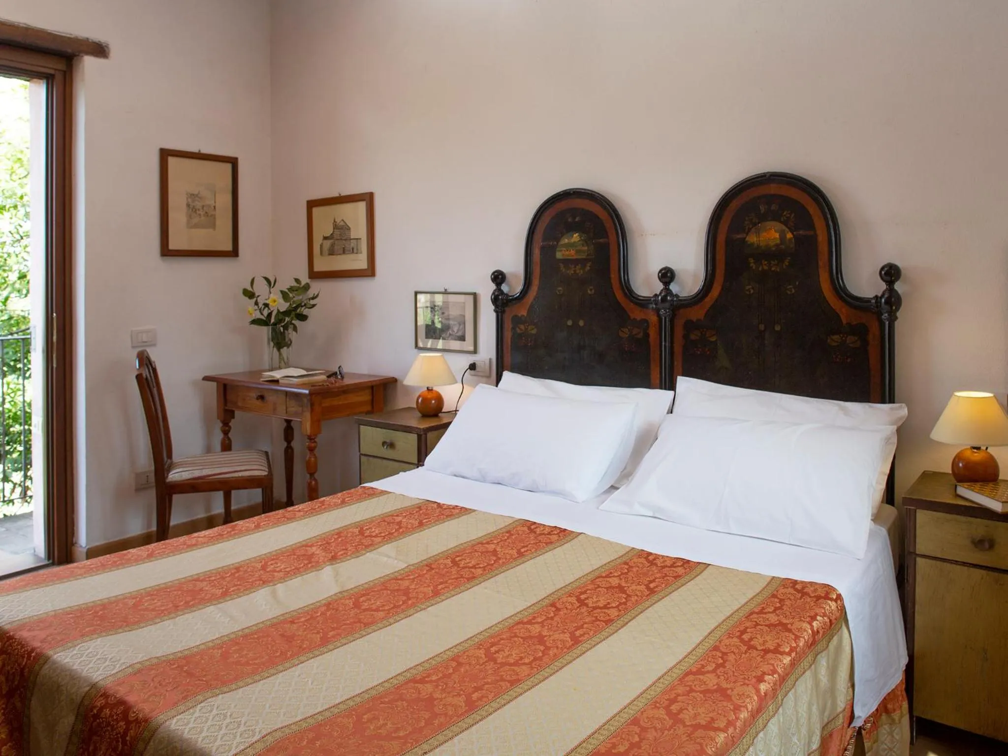 Balcony/Terrace, Bed in Al Guado di Assisi B&B