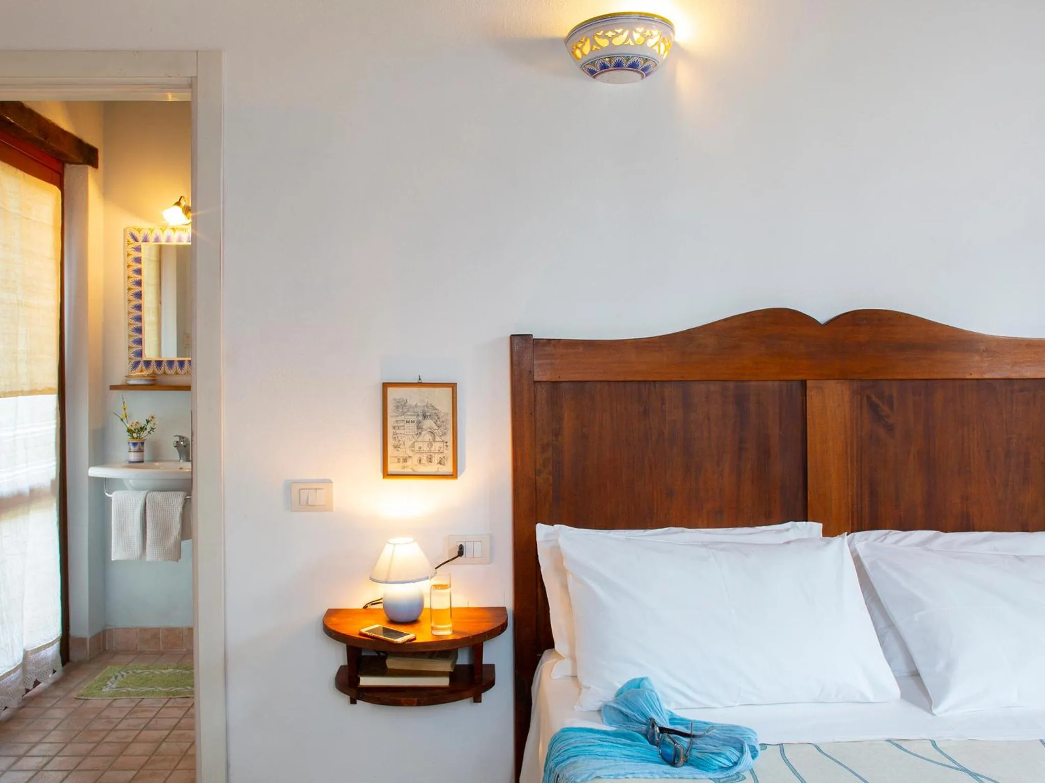 Bathroom, Bed in Al Guado di Assisi B&B