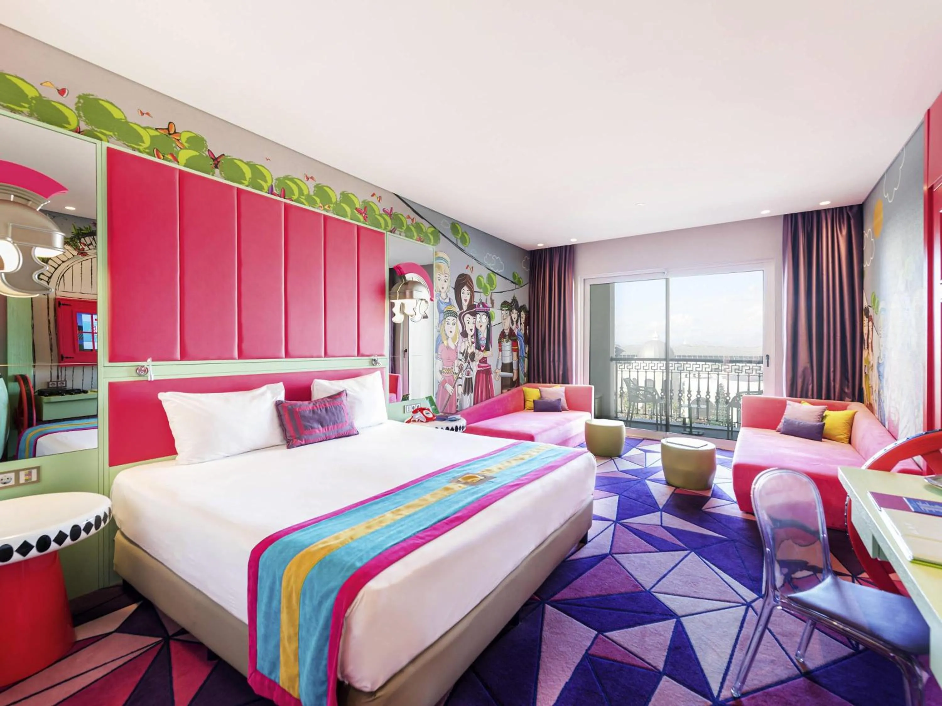 Bedroom, Bed in The Land Of Legends Kingdom Hotel - All-in Concept