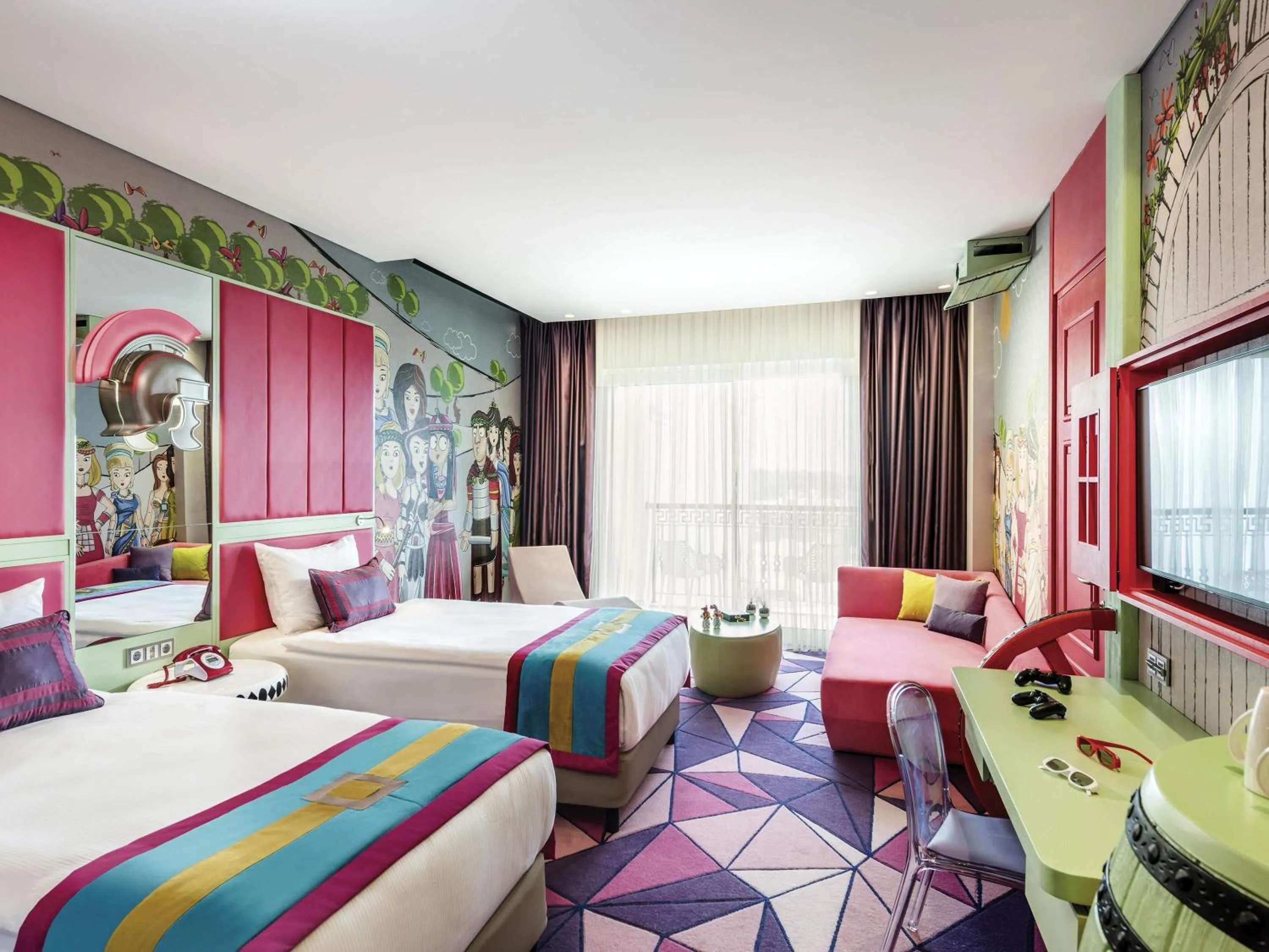 Bedroom, Bed in The Land Of Legends Kingdom Hotel - All-in Concept
