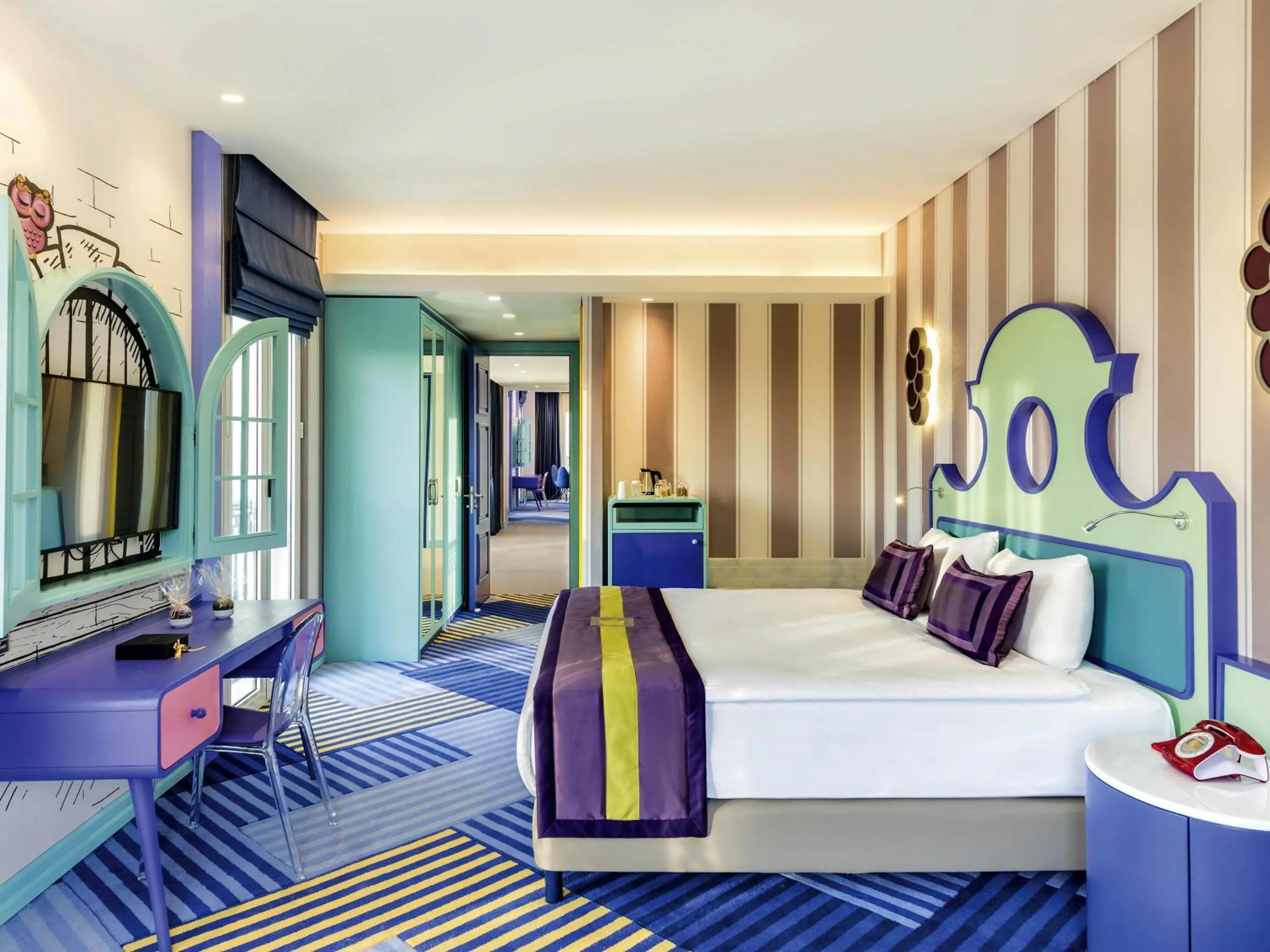 Bedroom, Bed in The Land Of Legends Kingdom Hotel - All-in Concept