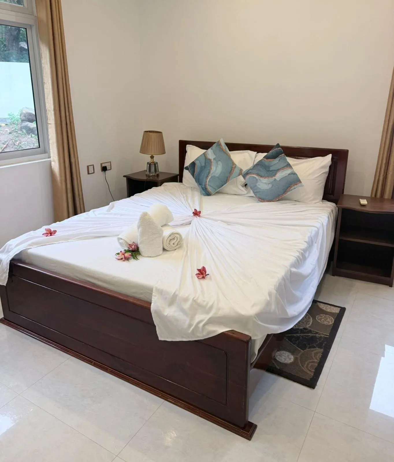 Bed in Wyn Villa