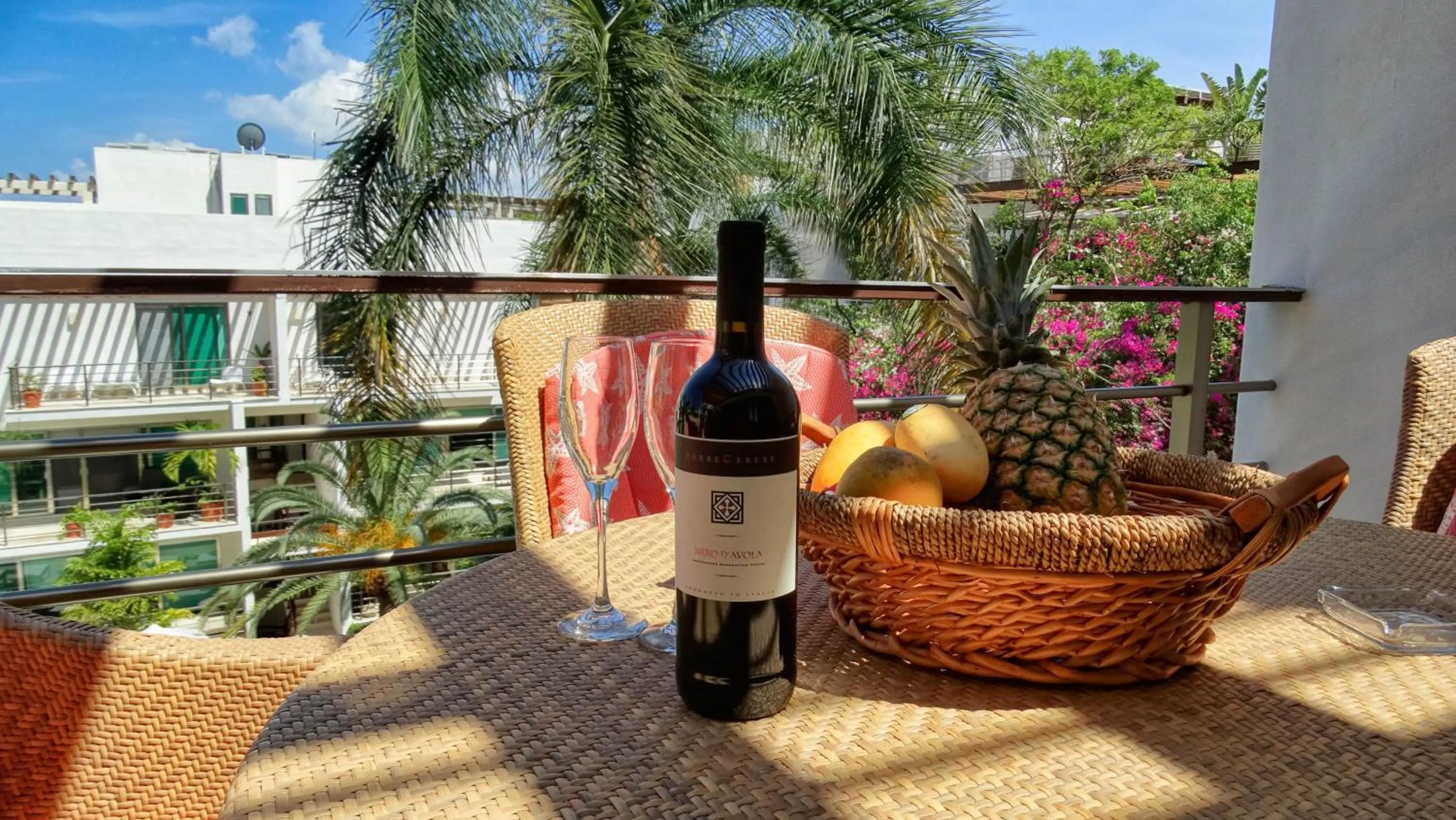 Balcony/Terrace in Luxurious & Central Condo In Playa Steps From The Beach