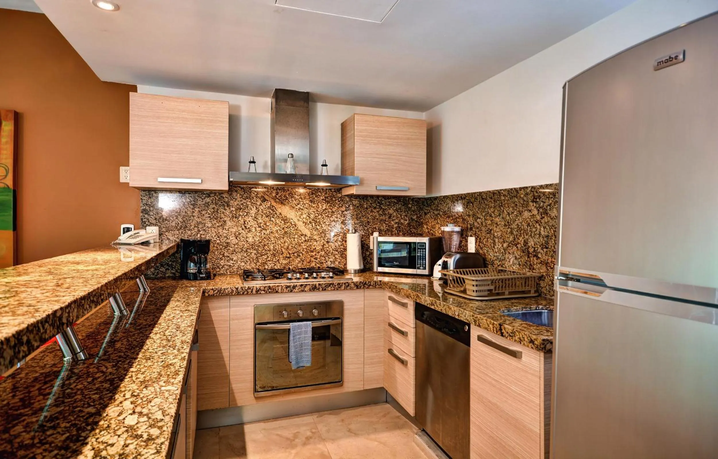 Kitchen or kitchenette in Luxurious & Central Condo In Playa Steps From The Beach