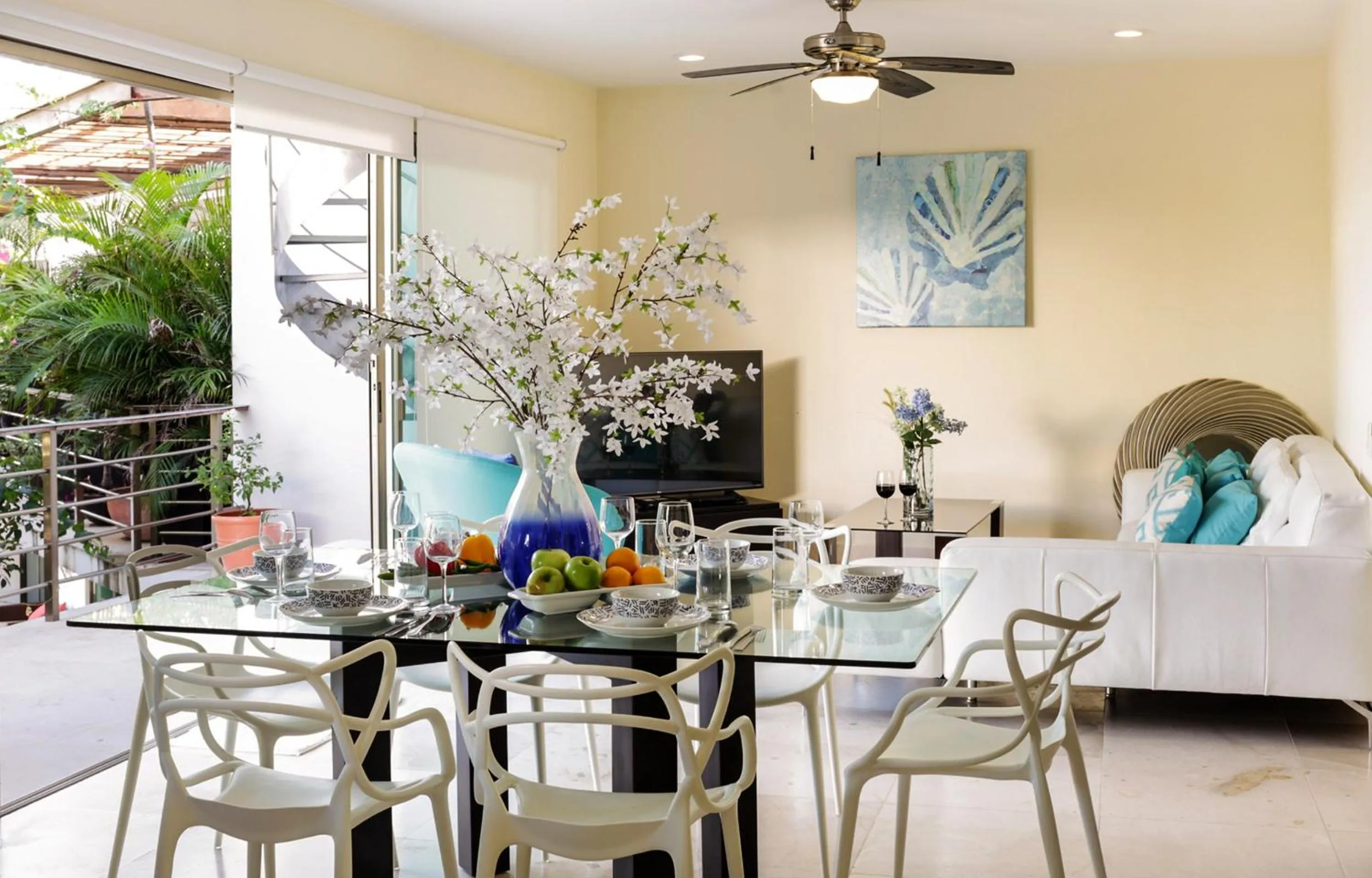 Balcony/Terrace in Luxurious & Central Condo In Playa Steps From The Beach