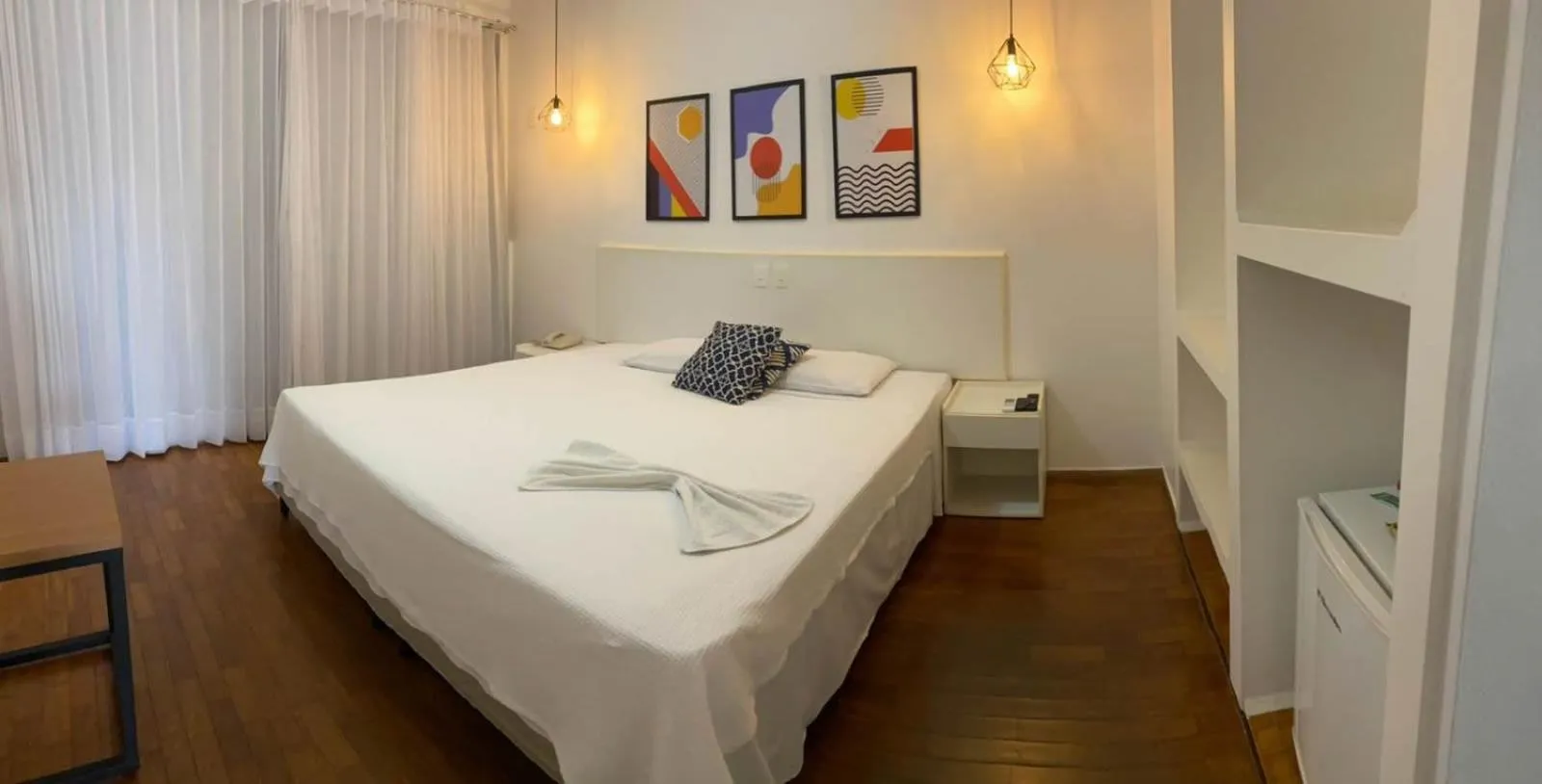 Bed in Grande Lago Hotel Gastronomia Bar