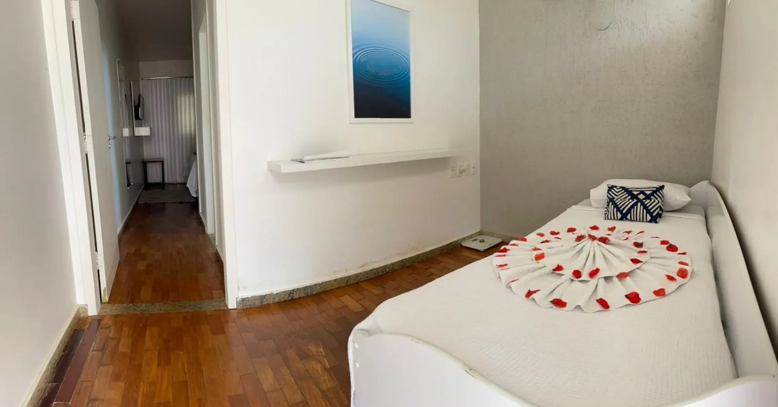 Bed in Grande Lago Hotel Gastronomia Bar