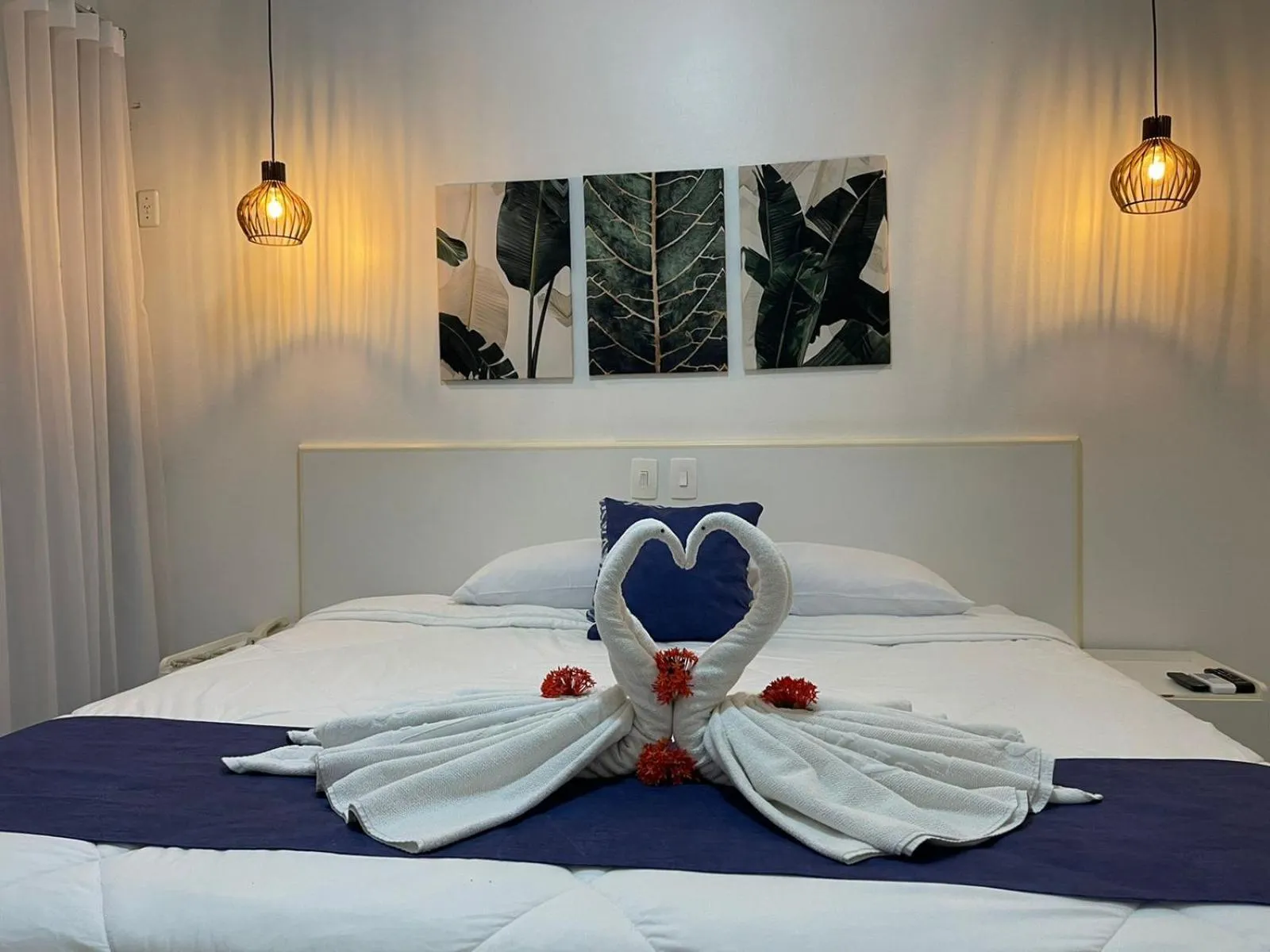 Bed in Grande Lago Hotel Gastronomia Bar